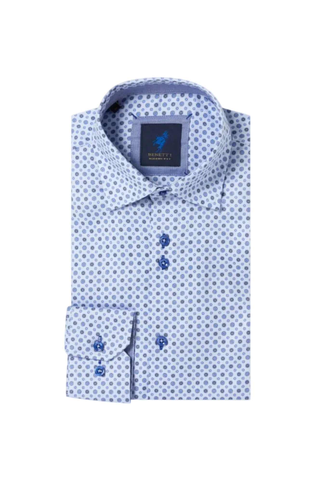Benetti Taunton Regular Fit Print Shirt