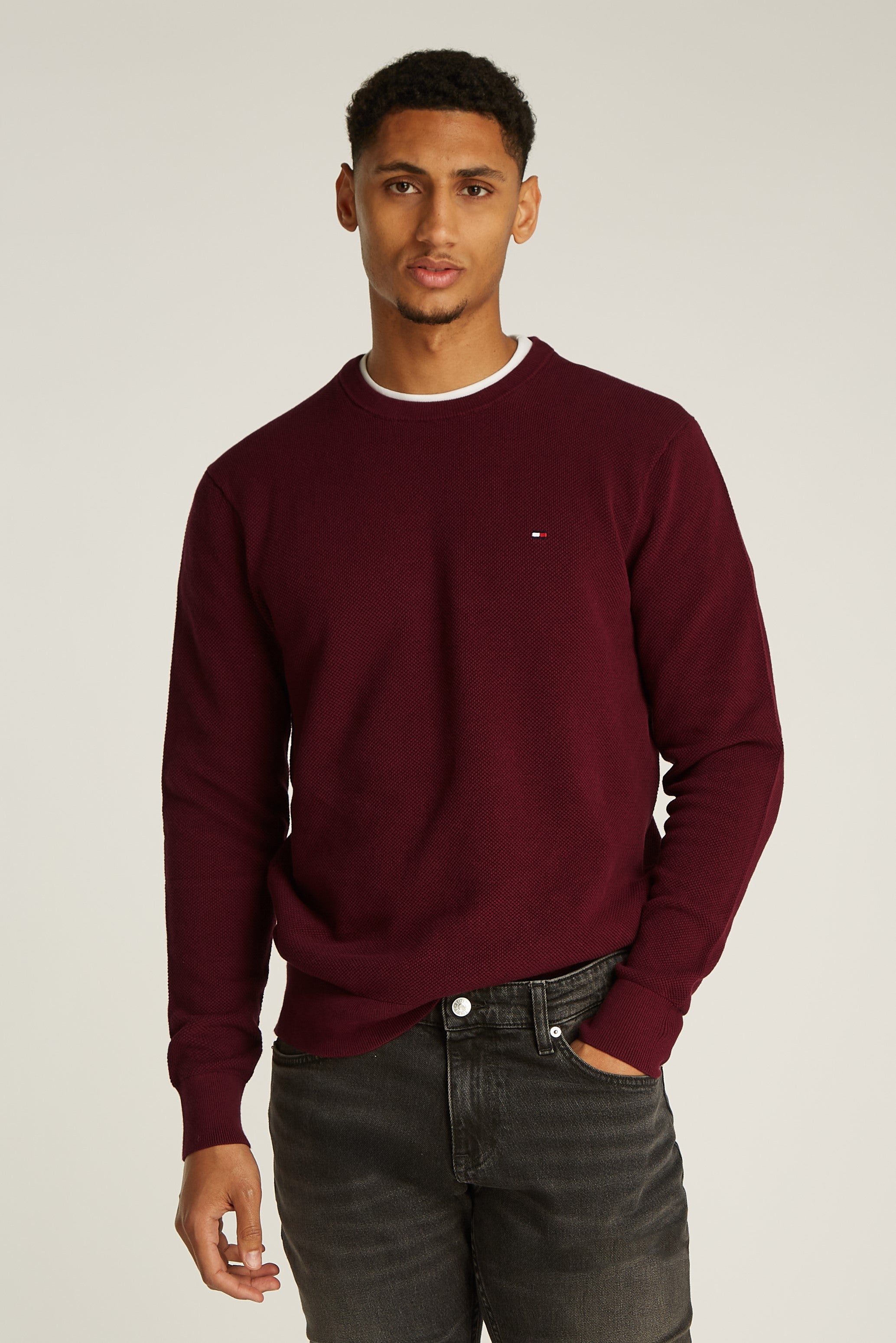 Tommy Hilfiger Essential Structure Crew Knit 36347