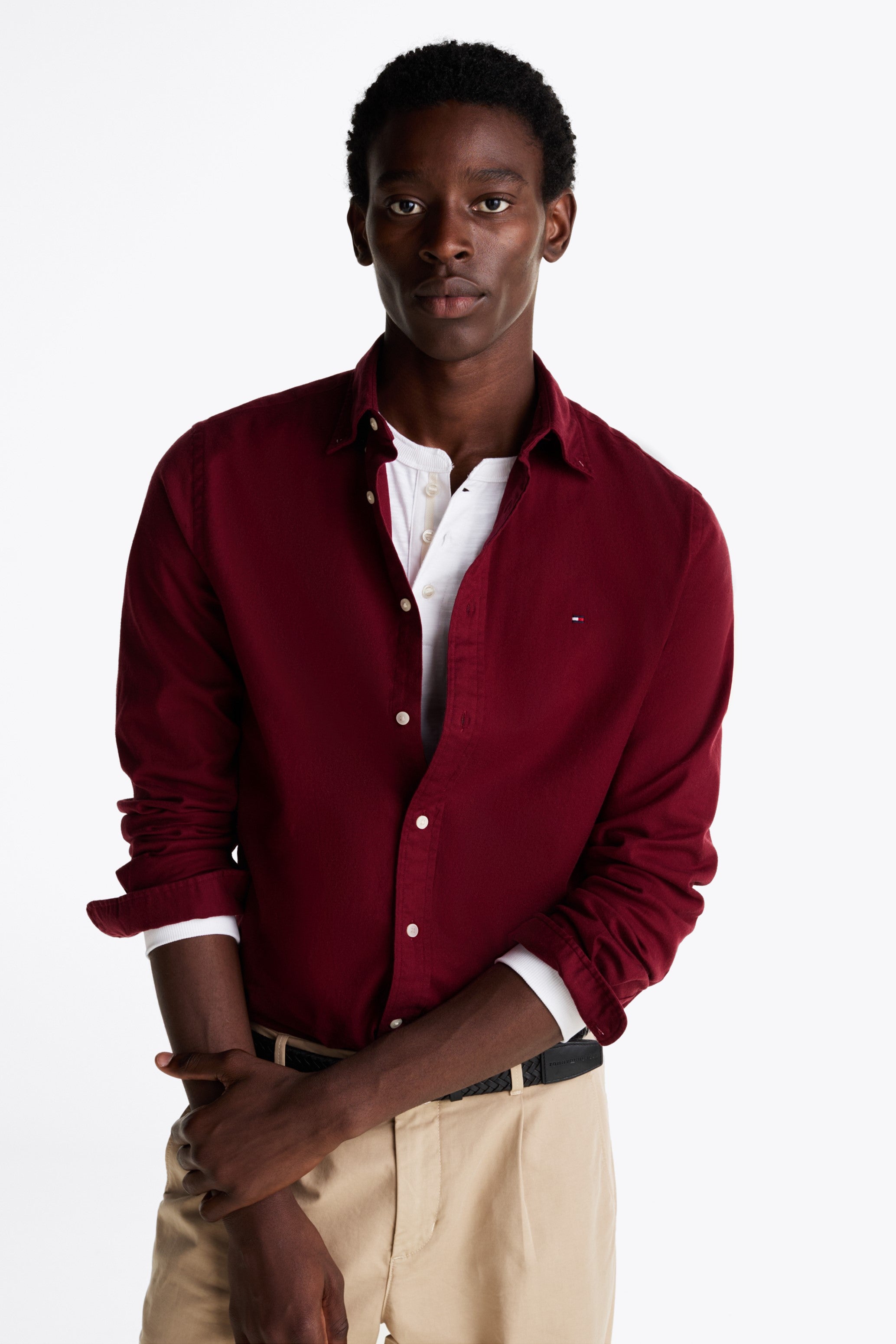 Tommy Hilfiger Flex Brushed Solid RF Shirt