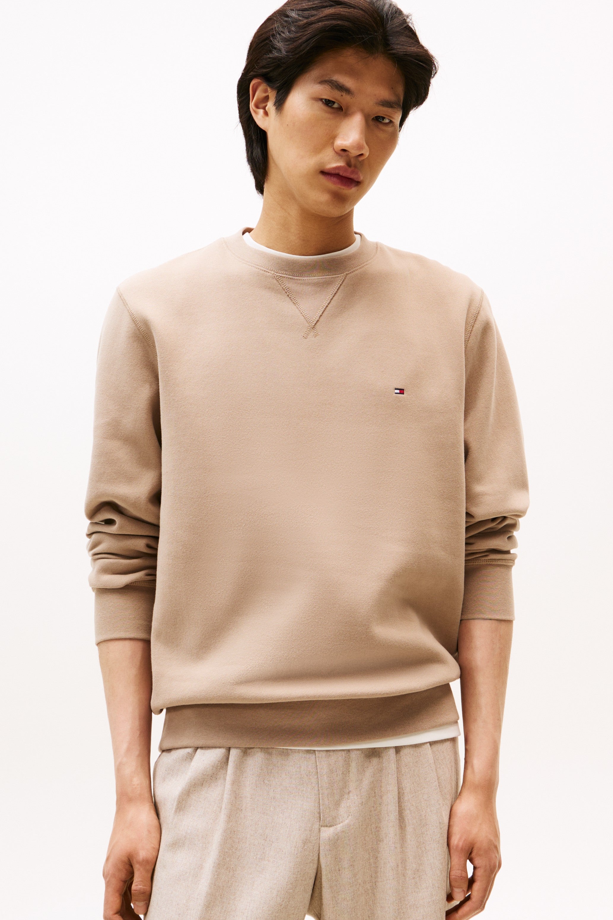 Tommy Hilfiger Embriodery Fleece Crew Sweater 40000