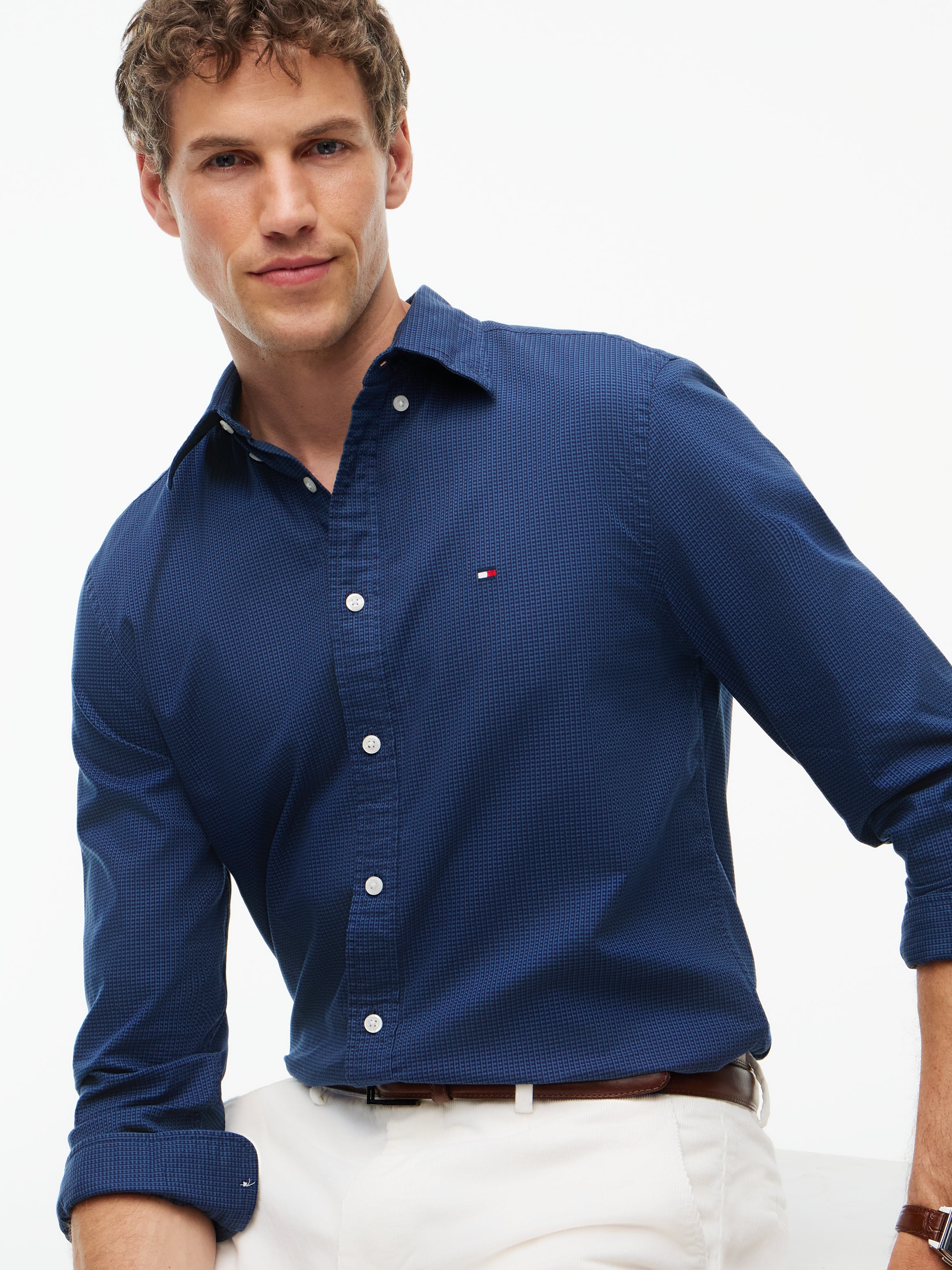 Tommy Hilfiger Dobby Structure Shirt 44600
