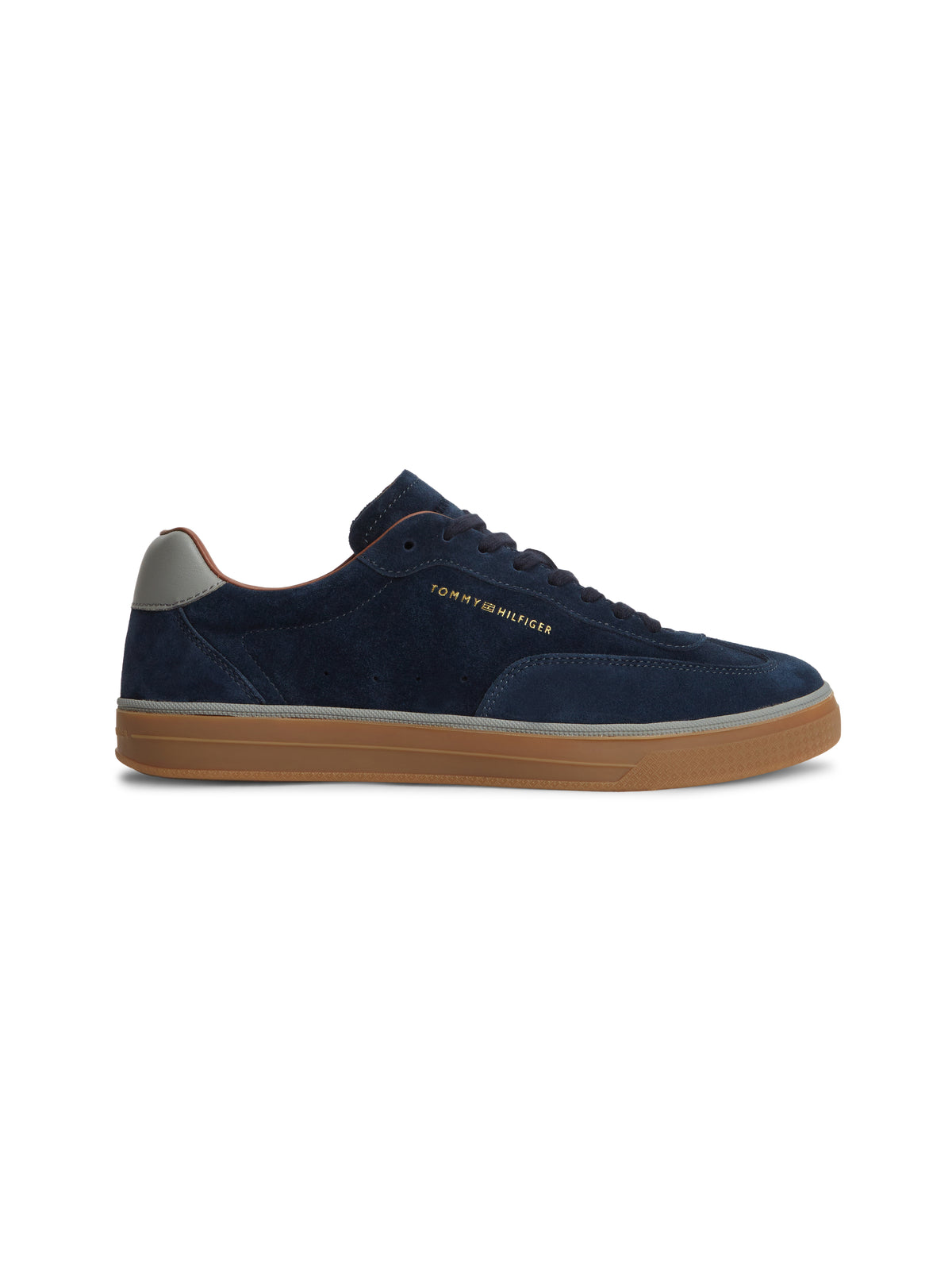 Tommy Hilfiger Luxe Logo Suede Trainers 05997