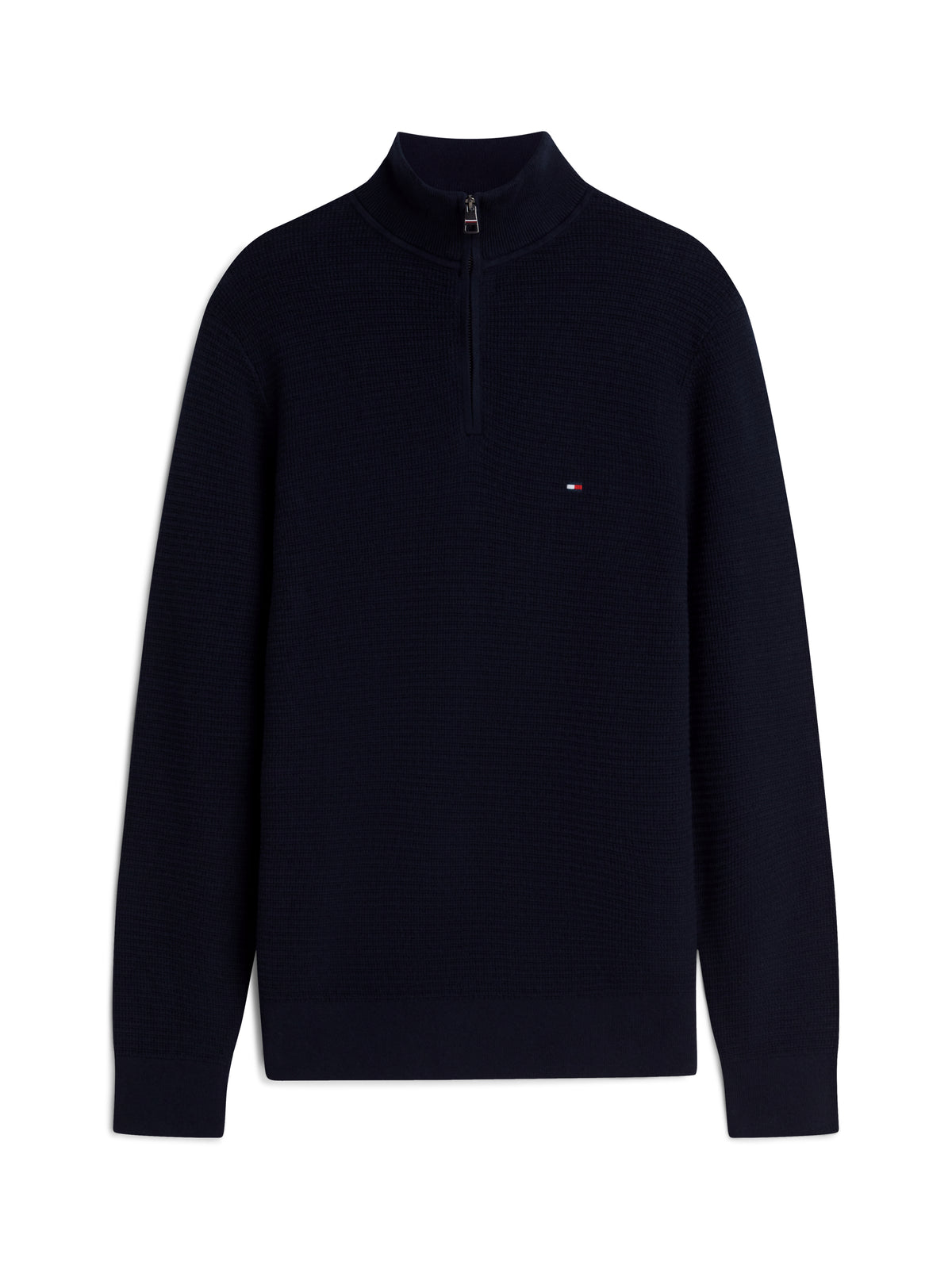 Tommy Hilfiger Cashmere Structure 1/4 Zip Knit 44760