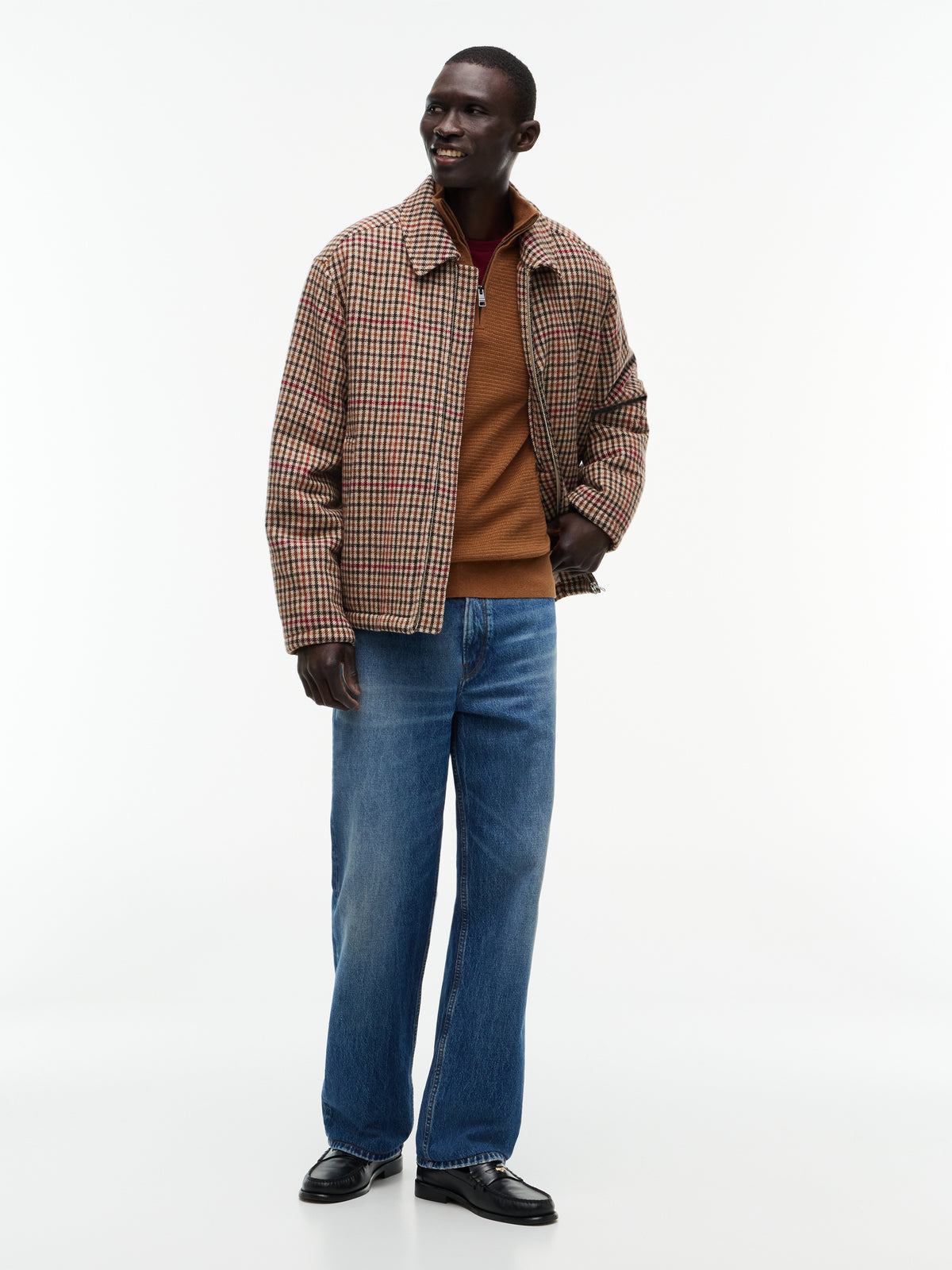 Tommy Hilfiger Cashmere Structure 1/4 Zip Knit 44760