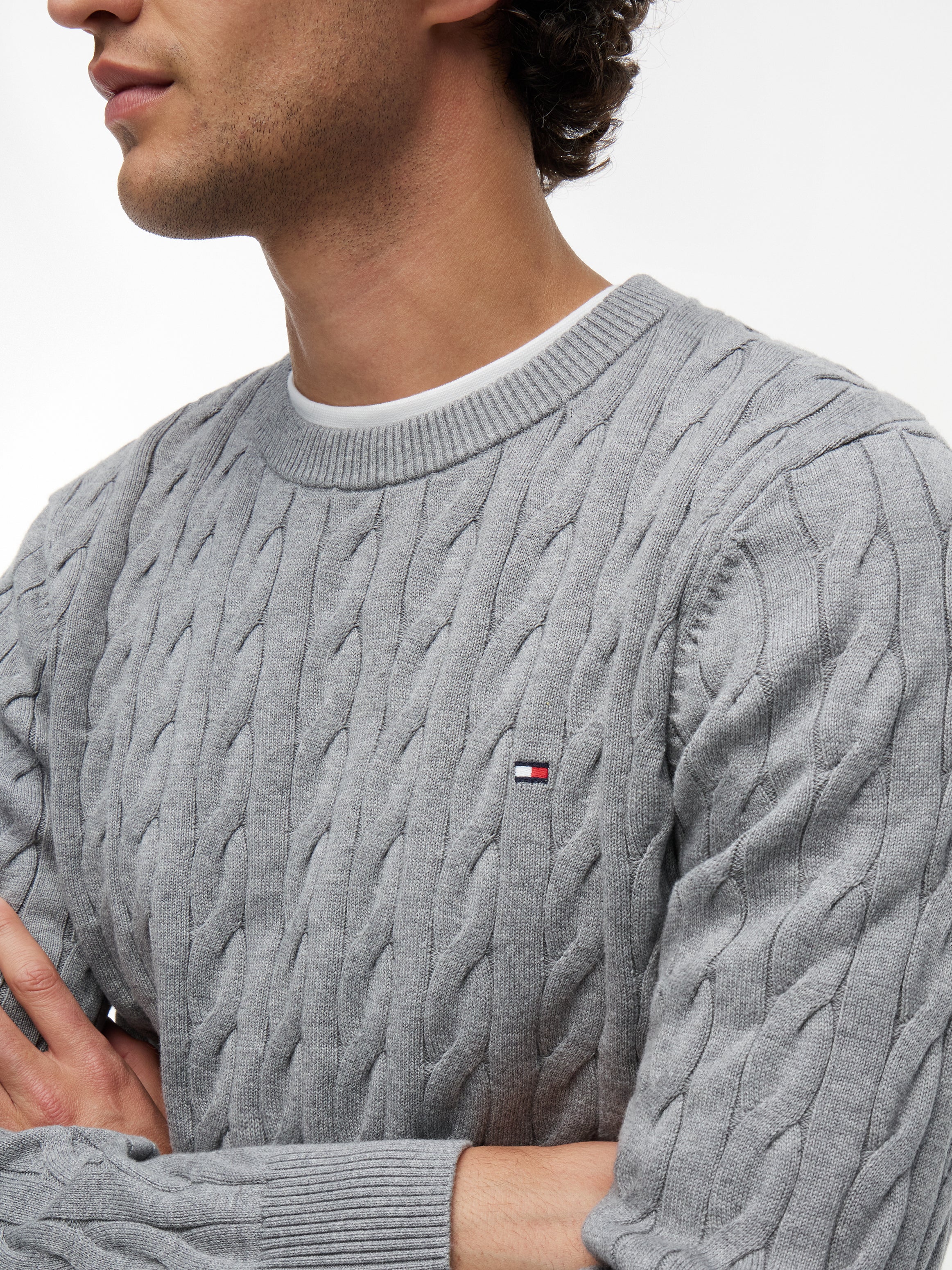 Tommy Hilfiger Crew Neck Cable Knit 33132