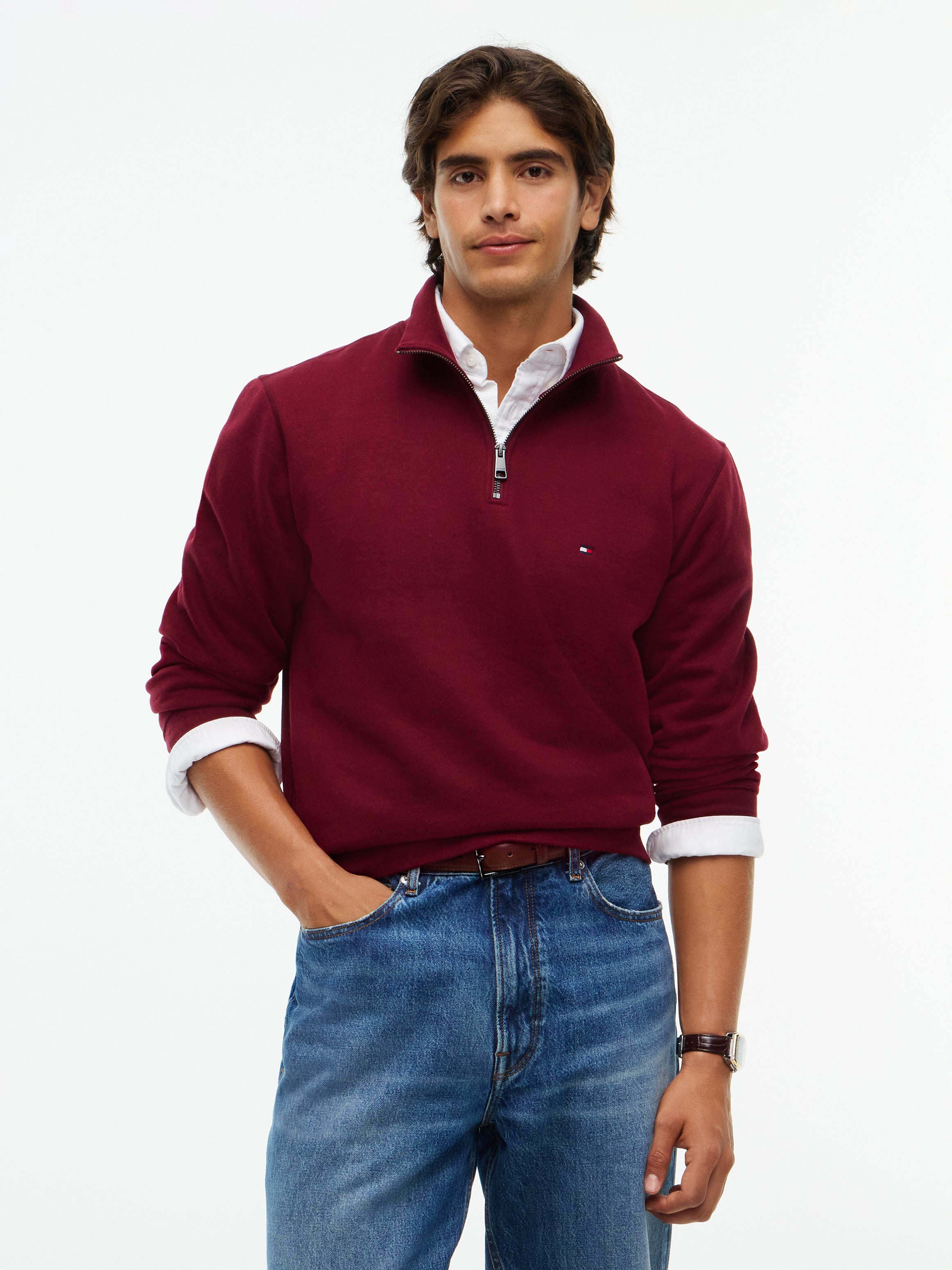 Tommy Hilfiger Essential Quarter-Zip Fleece 37233