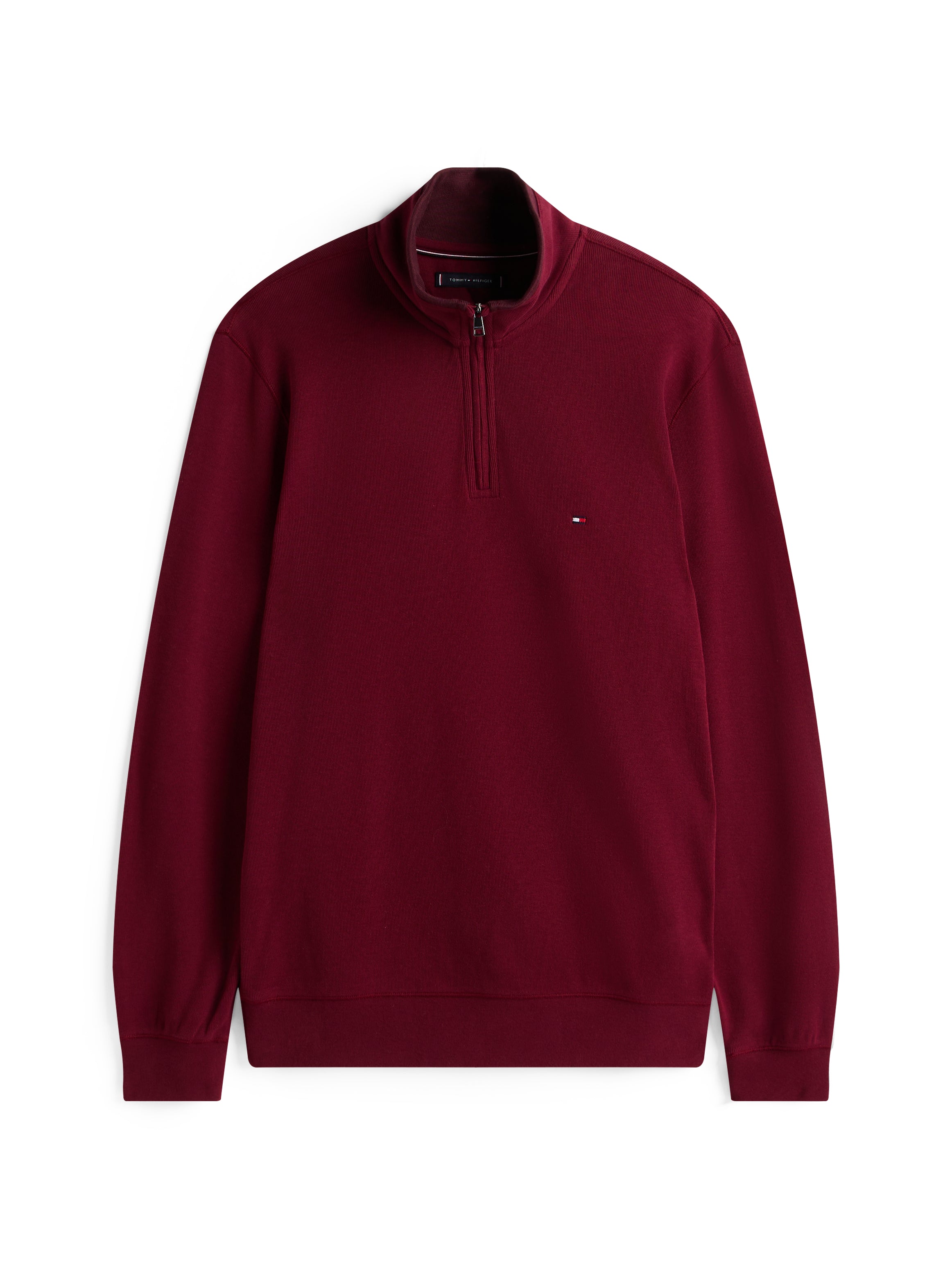 Tommy Hilfiger French Rib 1/4 Zip Sweatshirt 40042