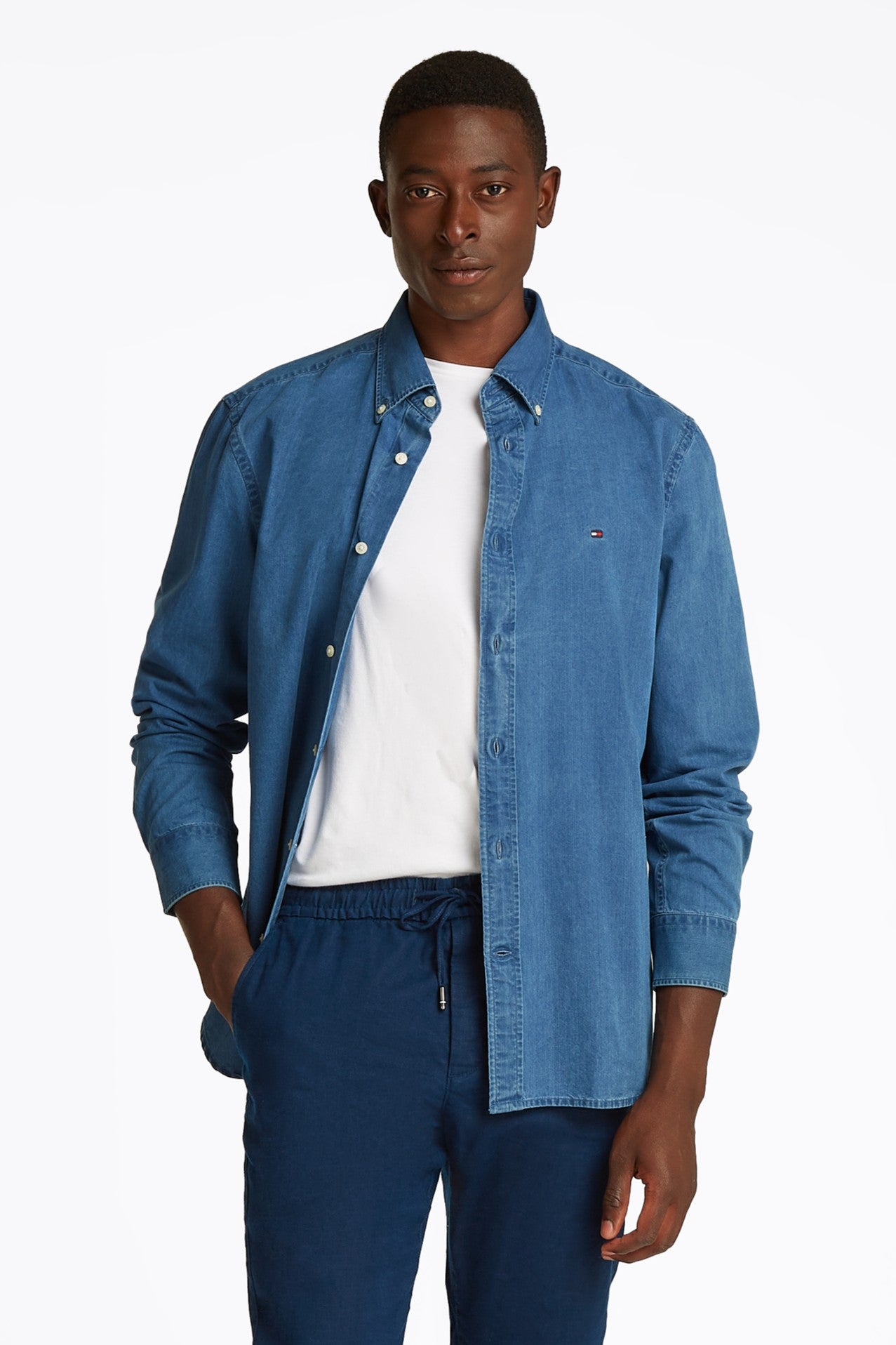 Tommy Hilfiger Chambray Regular Fit Shirt