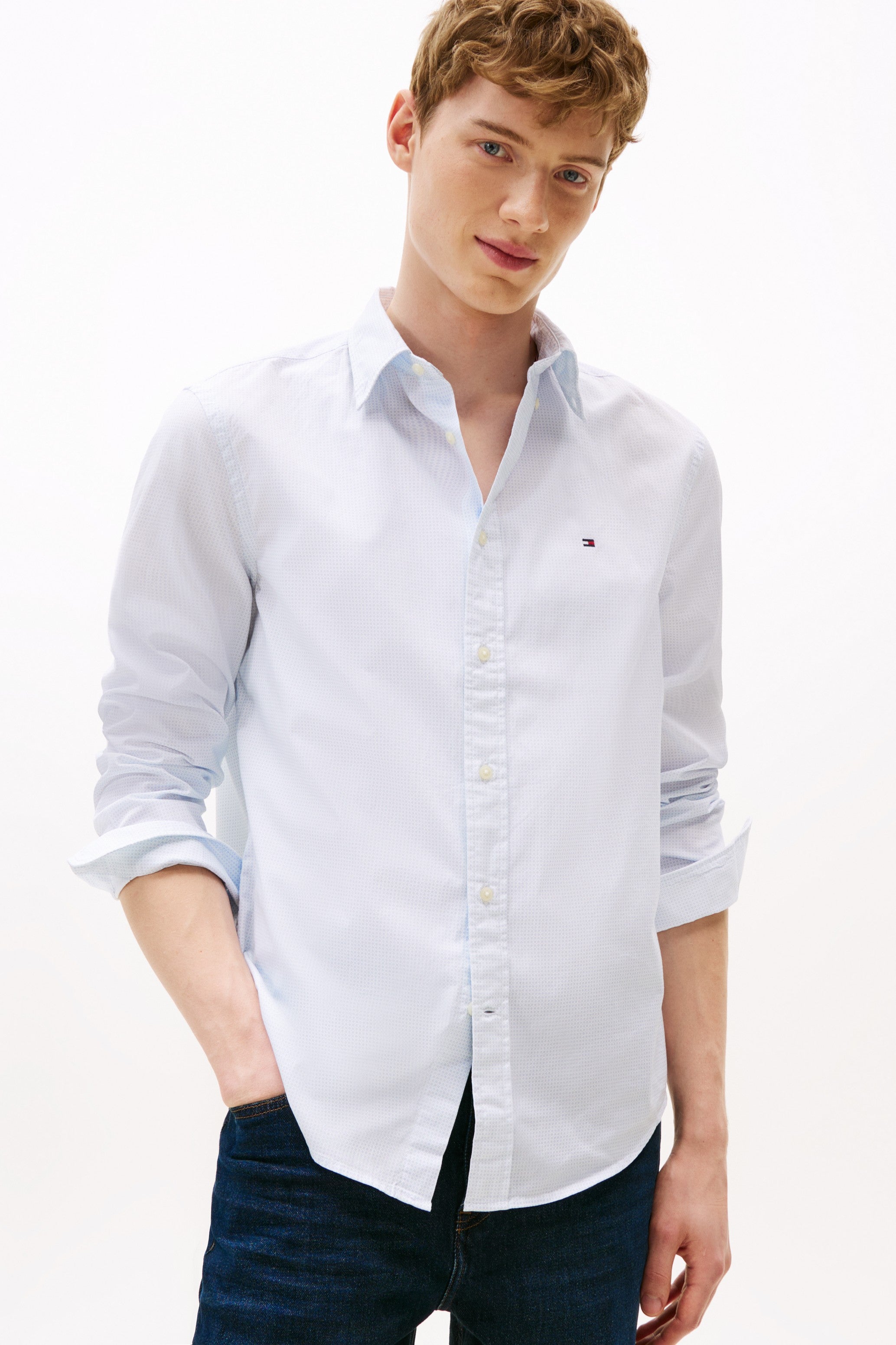 Tommy Hilfiger Flex Mini Print Shirt