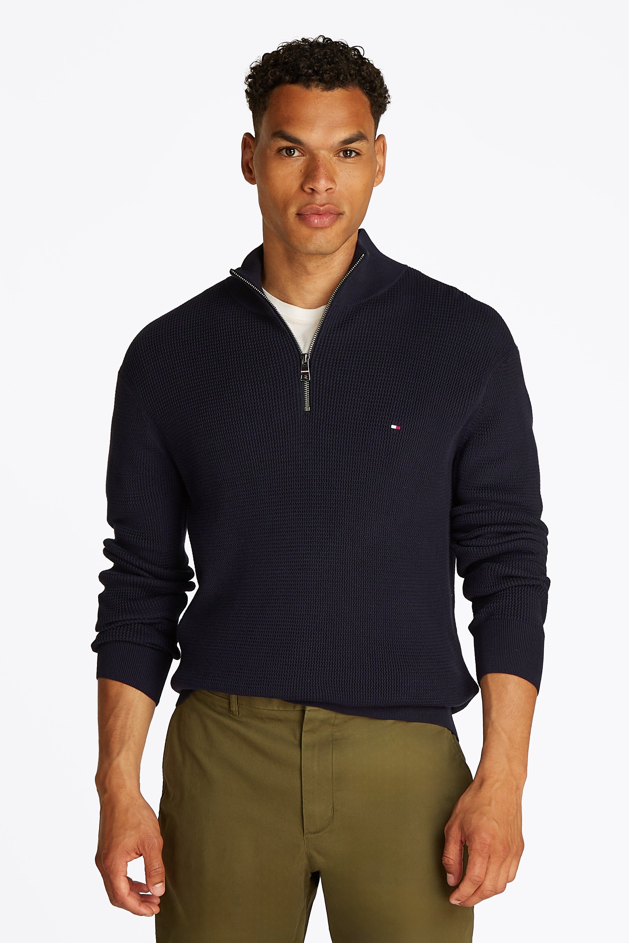 Tommy Hilfiger Racking Structure Half Zip