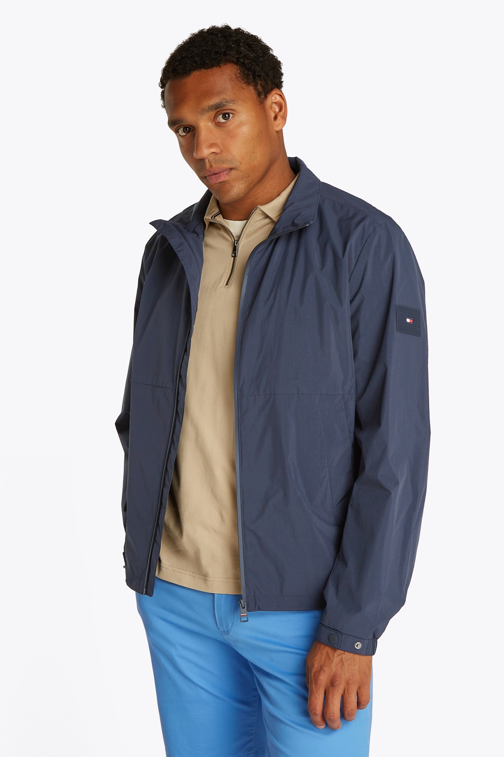 Tommy Hilfiger Branded Blouson Water Repellent Zip-up Jacket