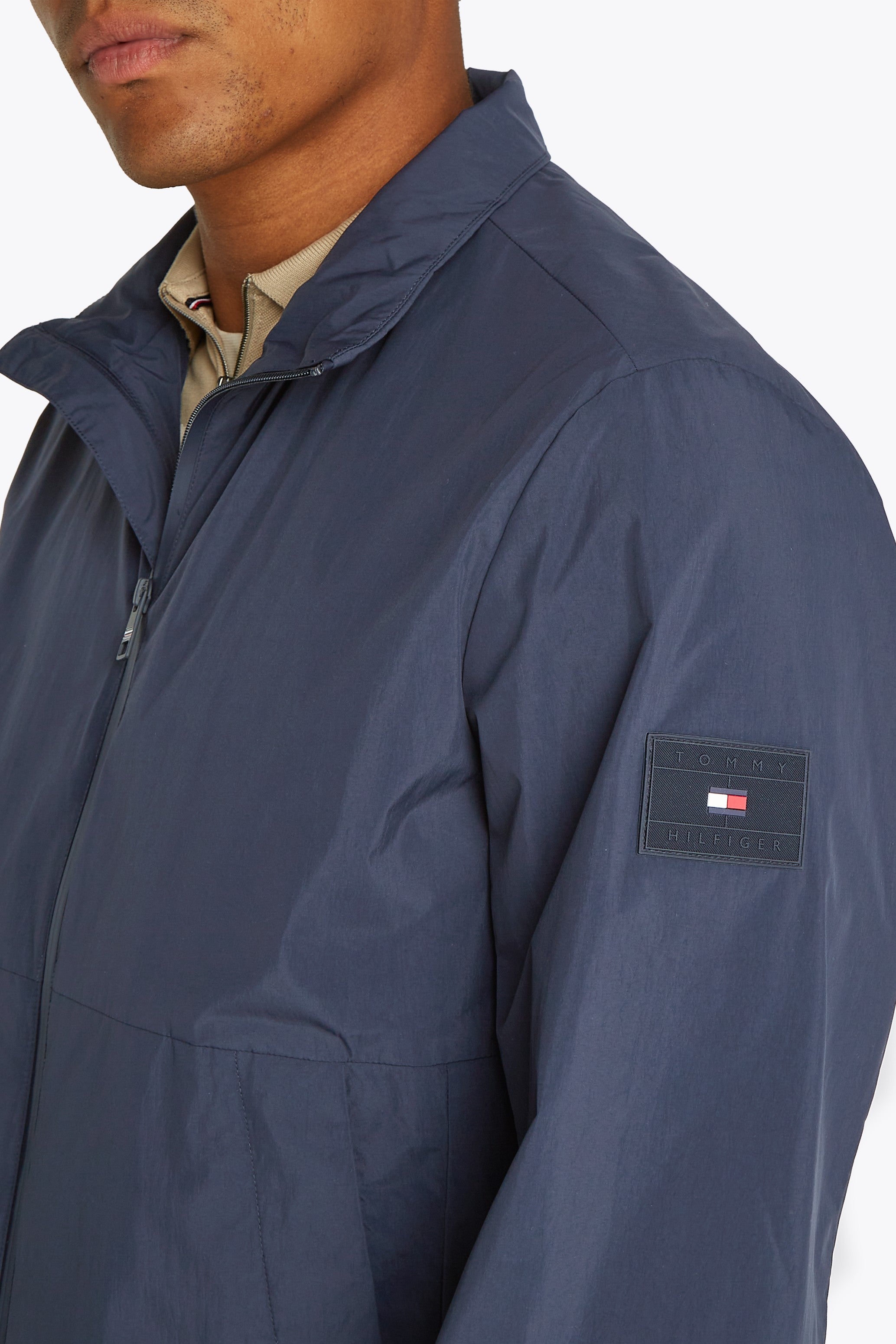 Tommy Hilfiger Branded Blouson Water Repellent Zip-up Jacket