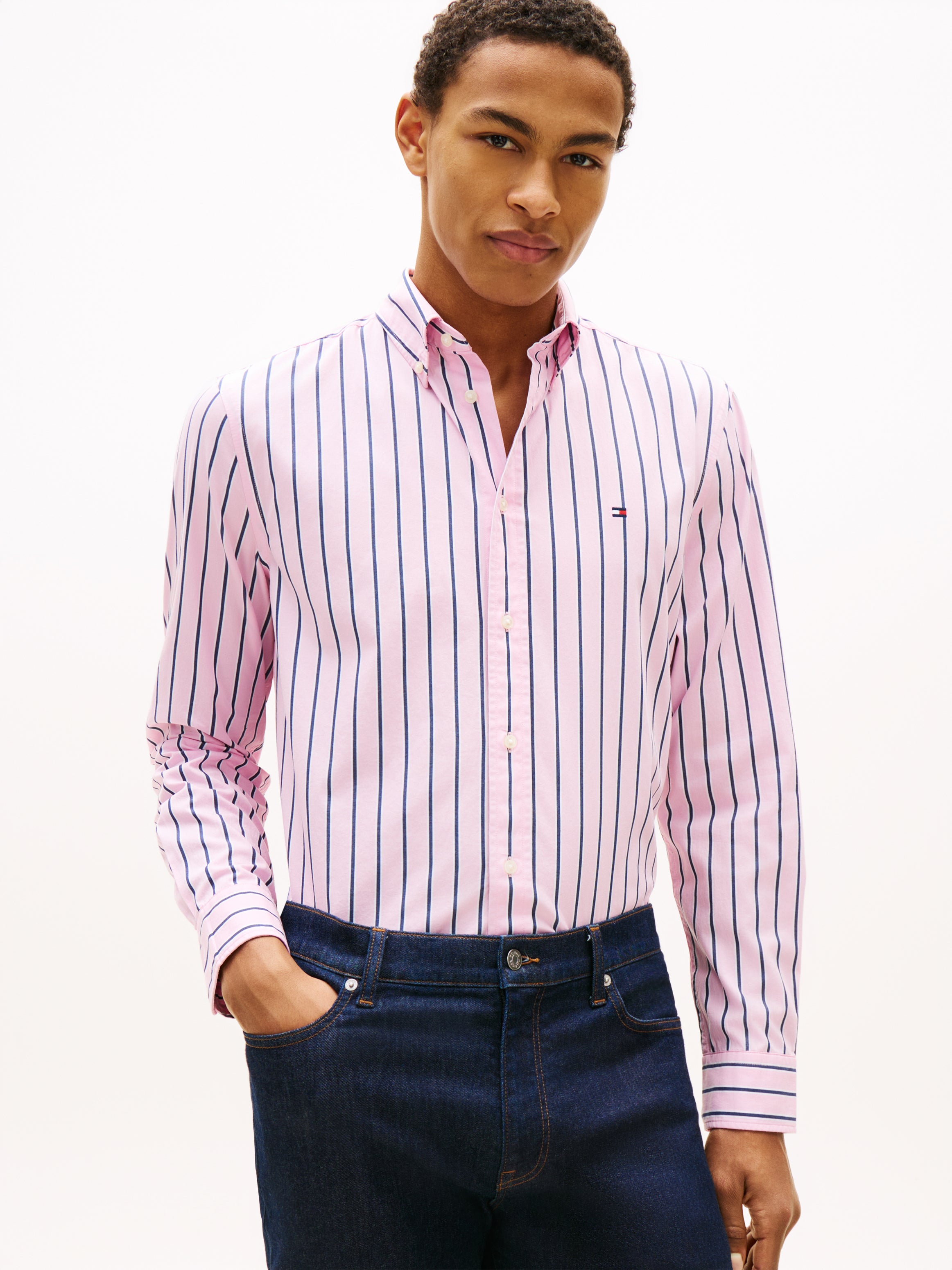 Tommy Hilfiger Flex Stripe Poplin Shirt 42441