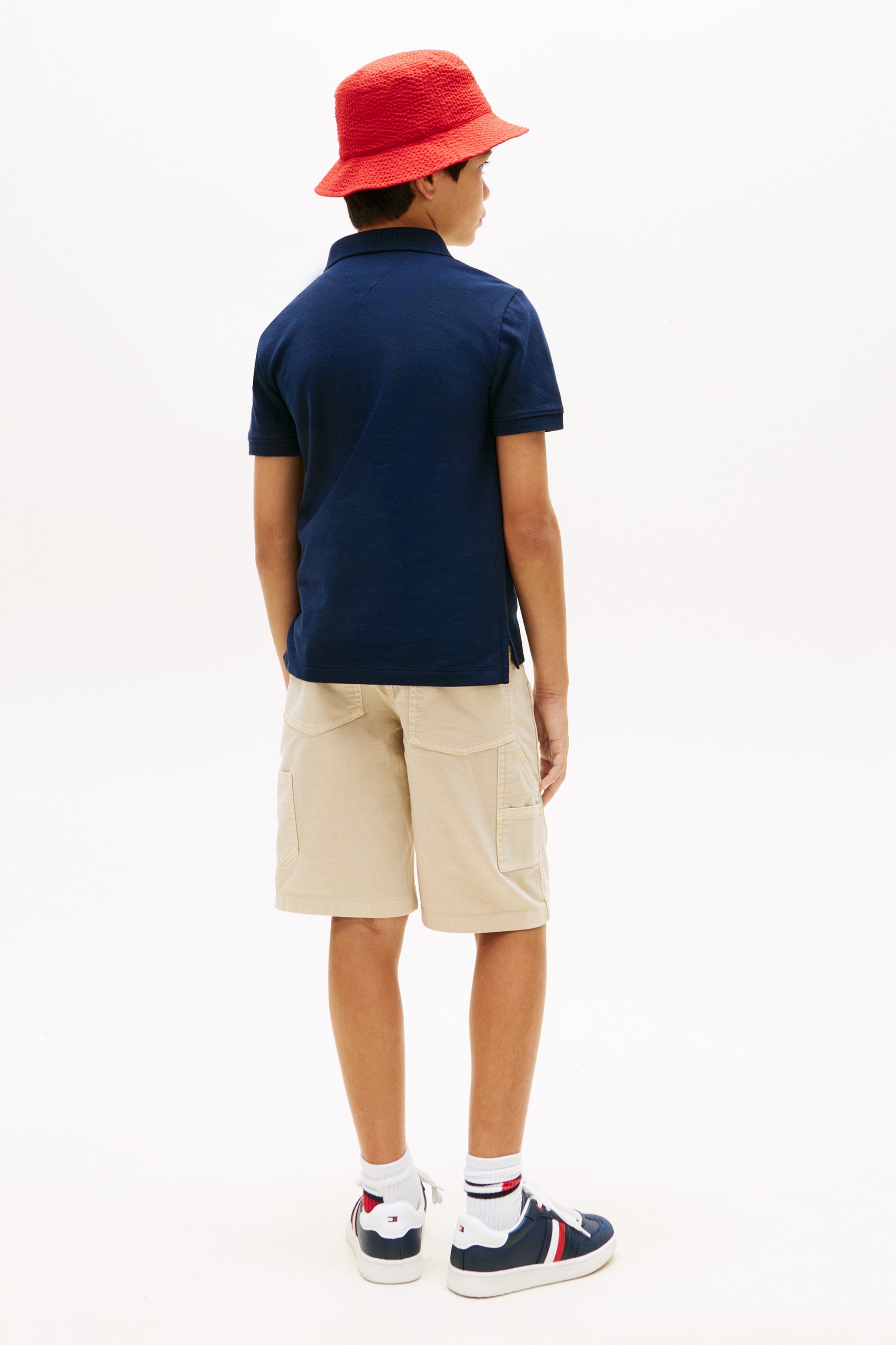 Tommy Hilfiger Kids Wavy Flag Polo Shirt 10227