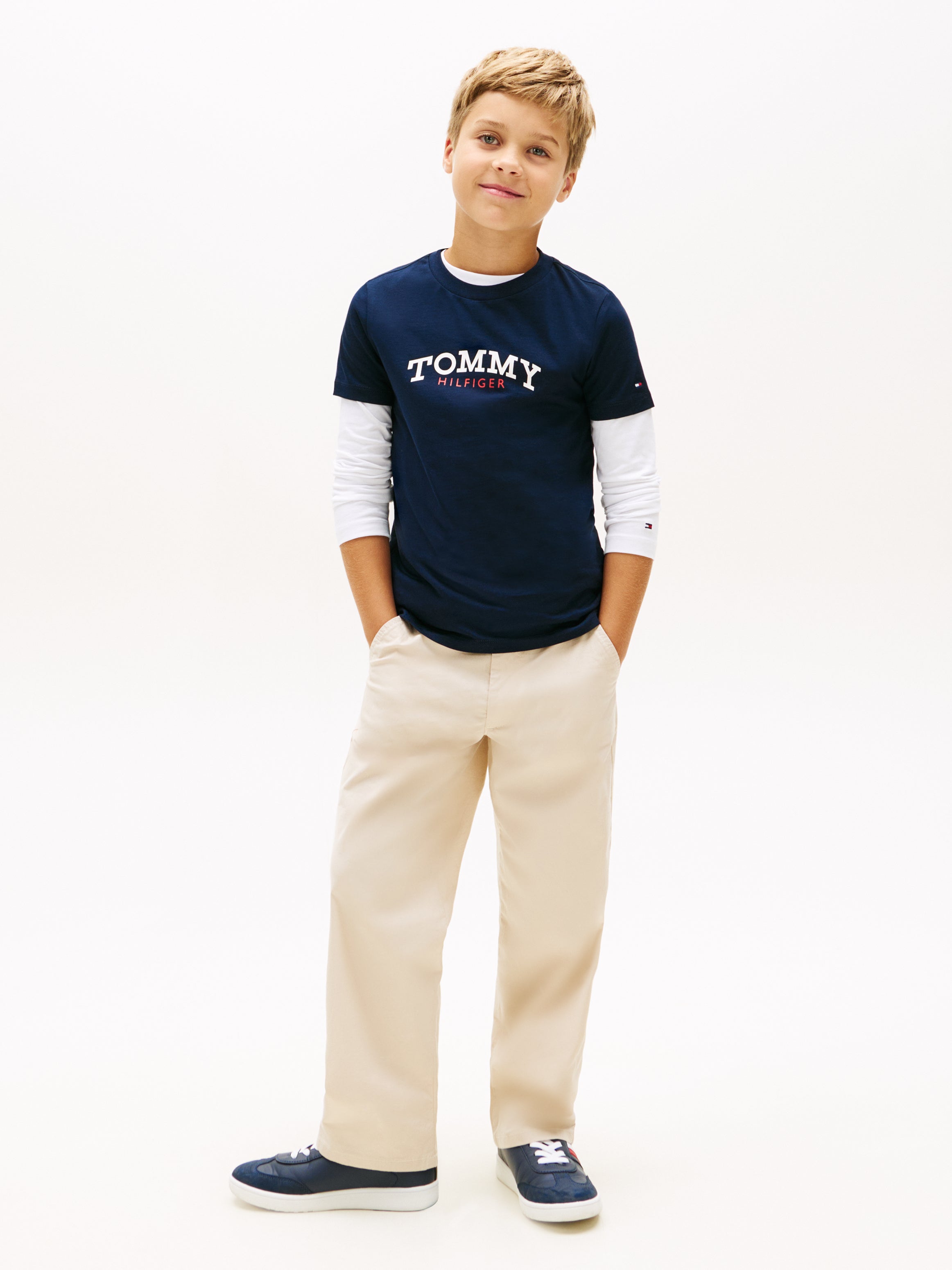 Tommy Hilfiger Kids Mono Graphic Logo T-Shirt