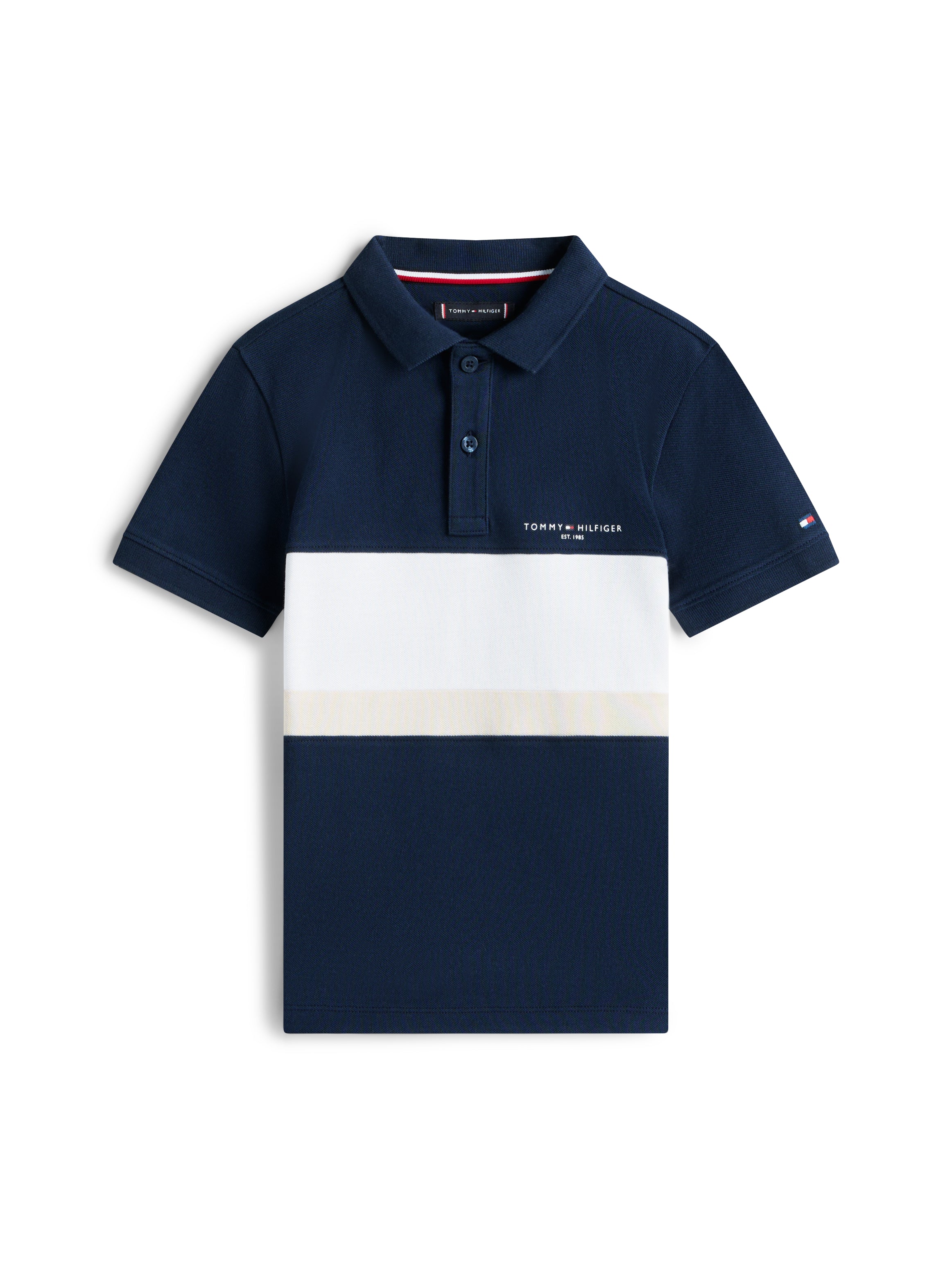 Tommy Hilfiger Kids Colourblock Polo Shirt