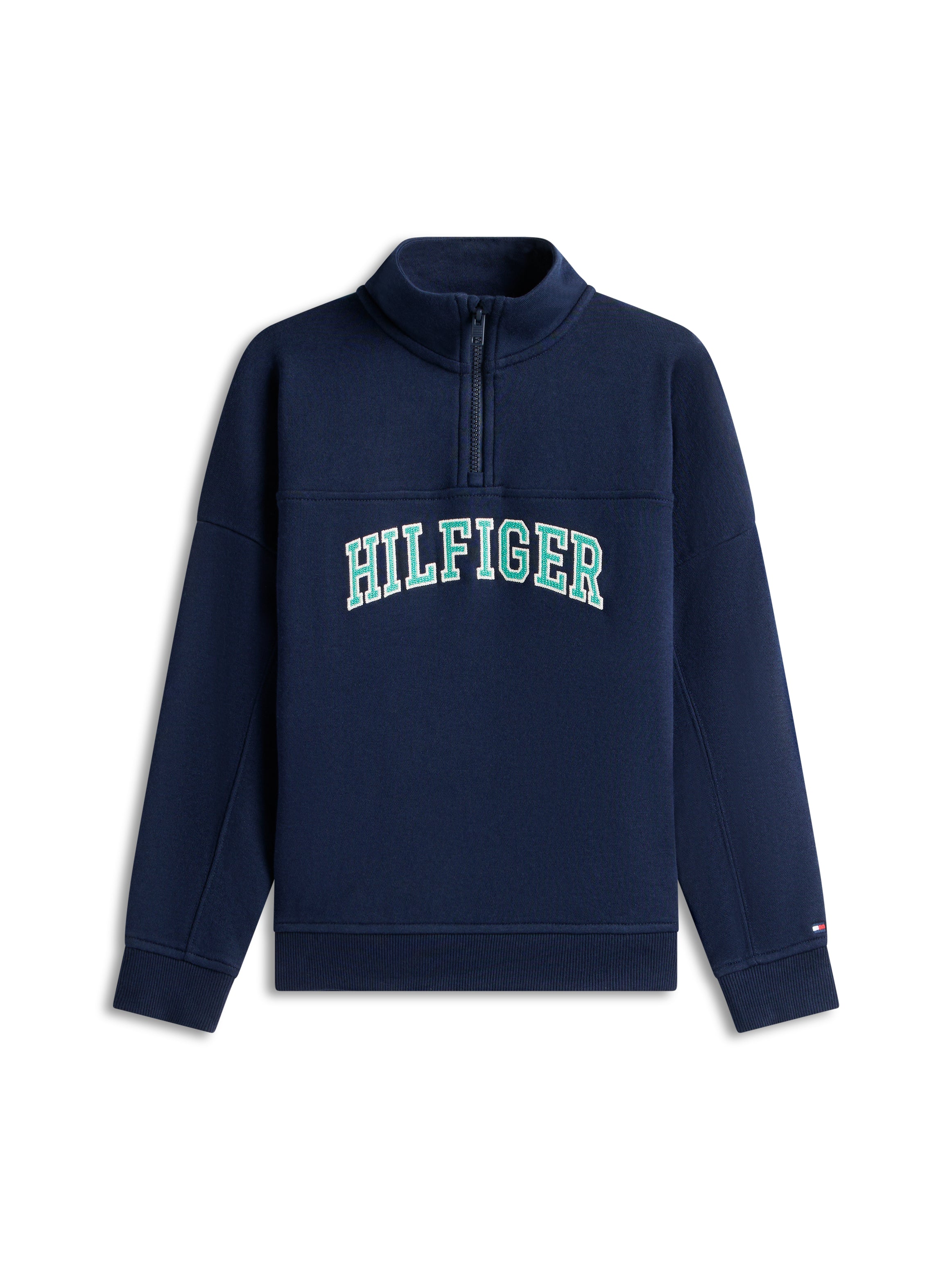Tommy Hilfiger Kids Varsity Logo Zip Sweatshirt