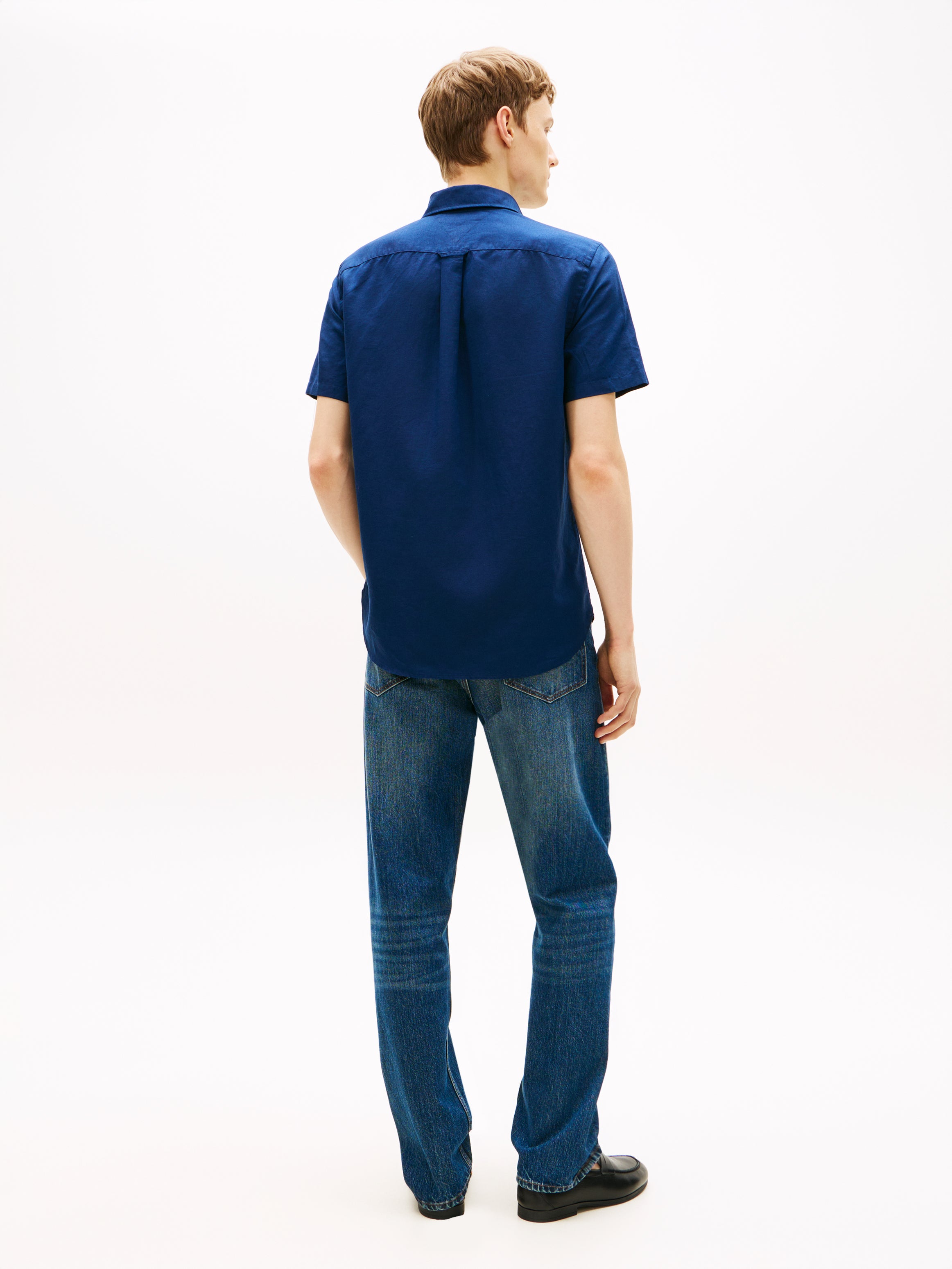 Tommy Hilfiger Linen Short Sleeve Shirt 42450