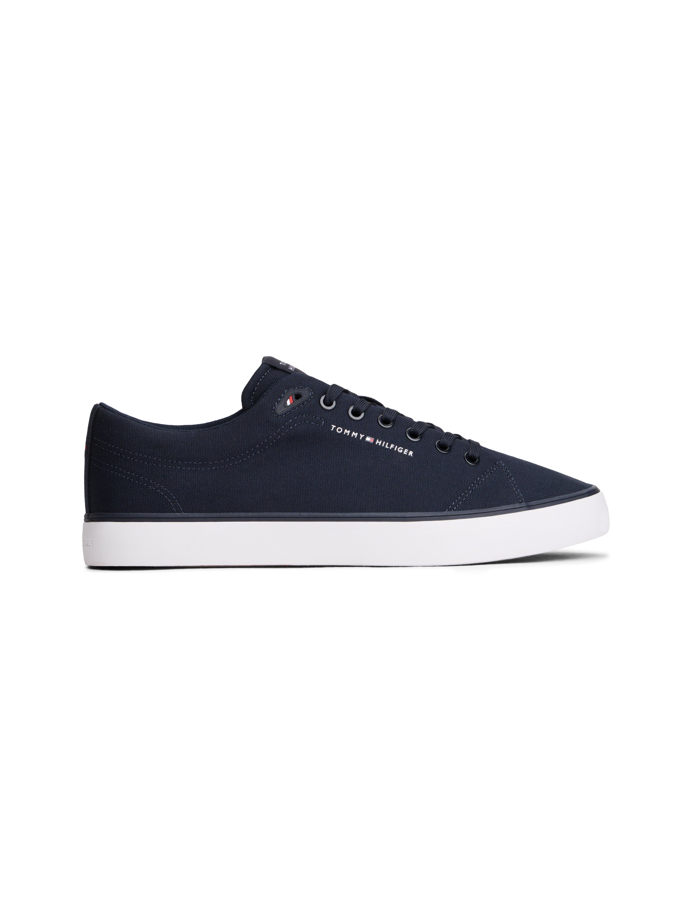 Tommy Hilfiger Logo Canvas Trainers 05817