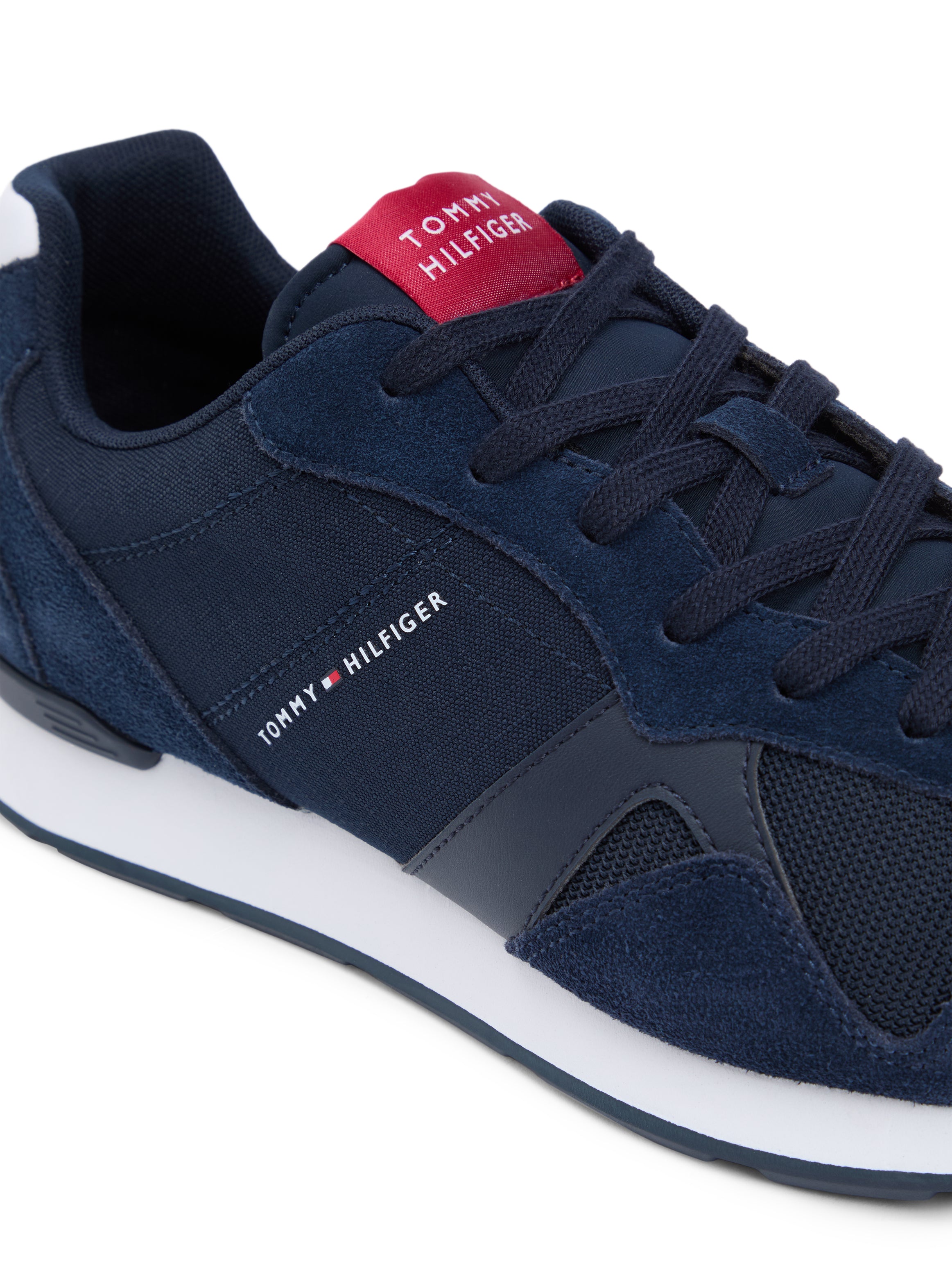 Tommy Hilfiger Mixed Texture Ripstop Trainers 05830