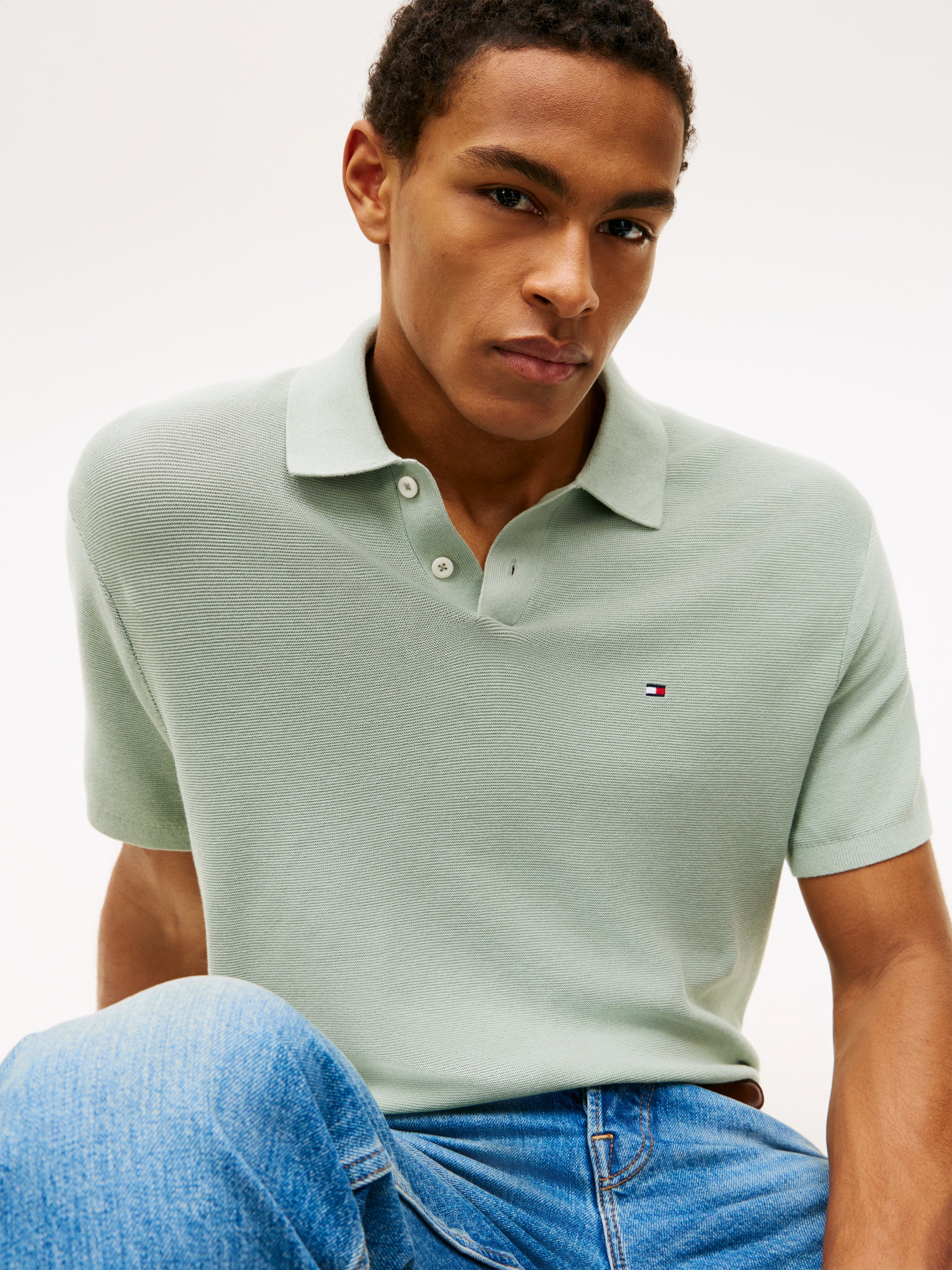 Tommy Hilfiger Structure Polo Shirt 42795