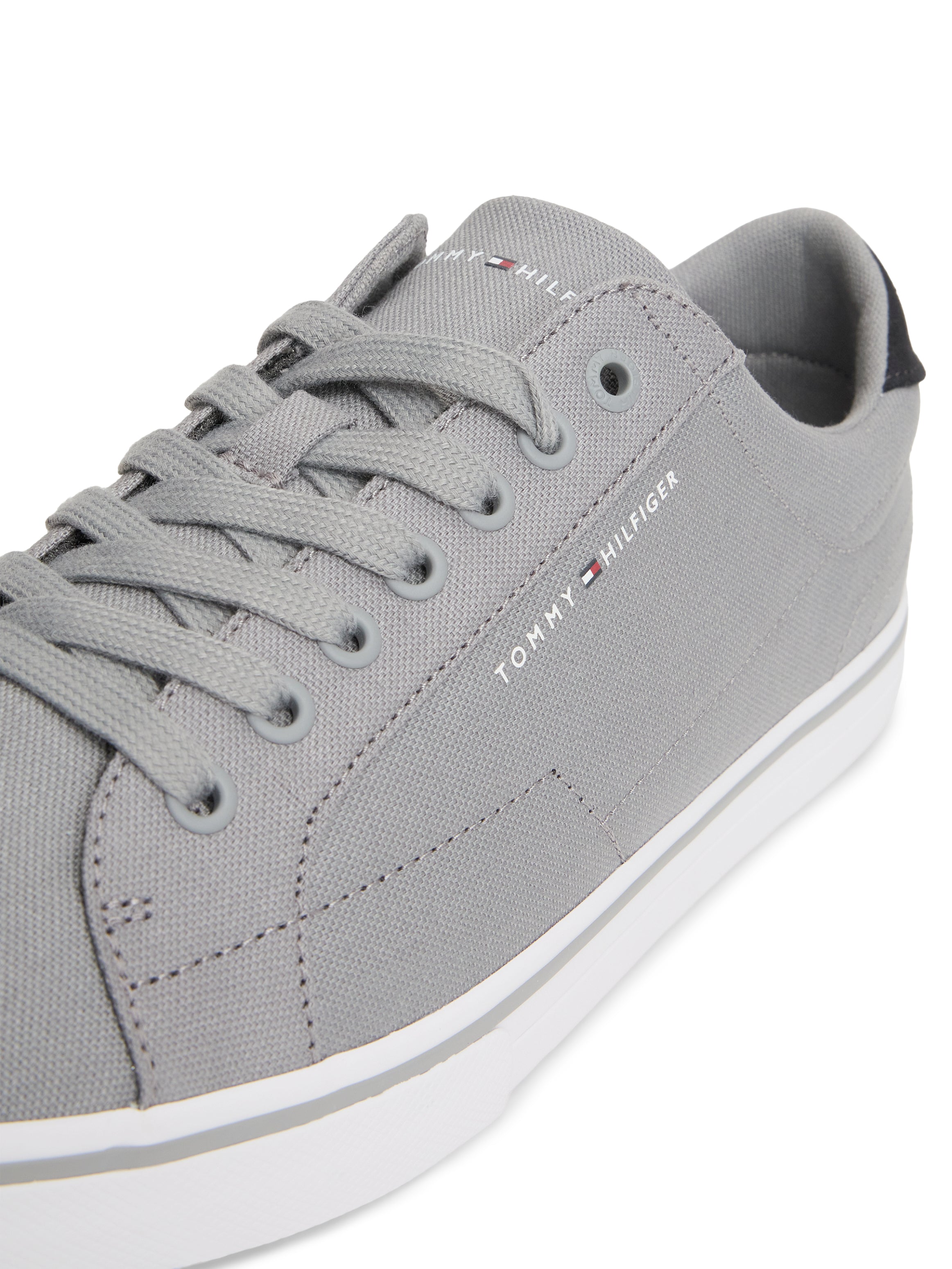 Tommy Hilfiger Canvas Embossed Trainers 05688
