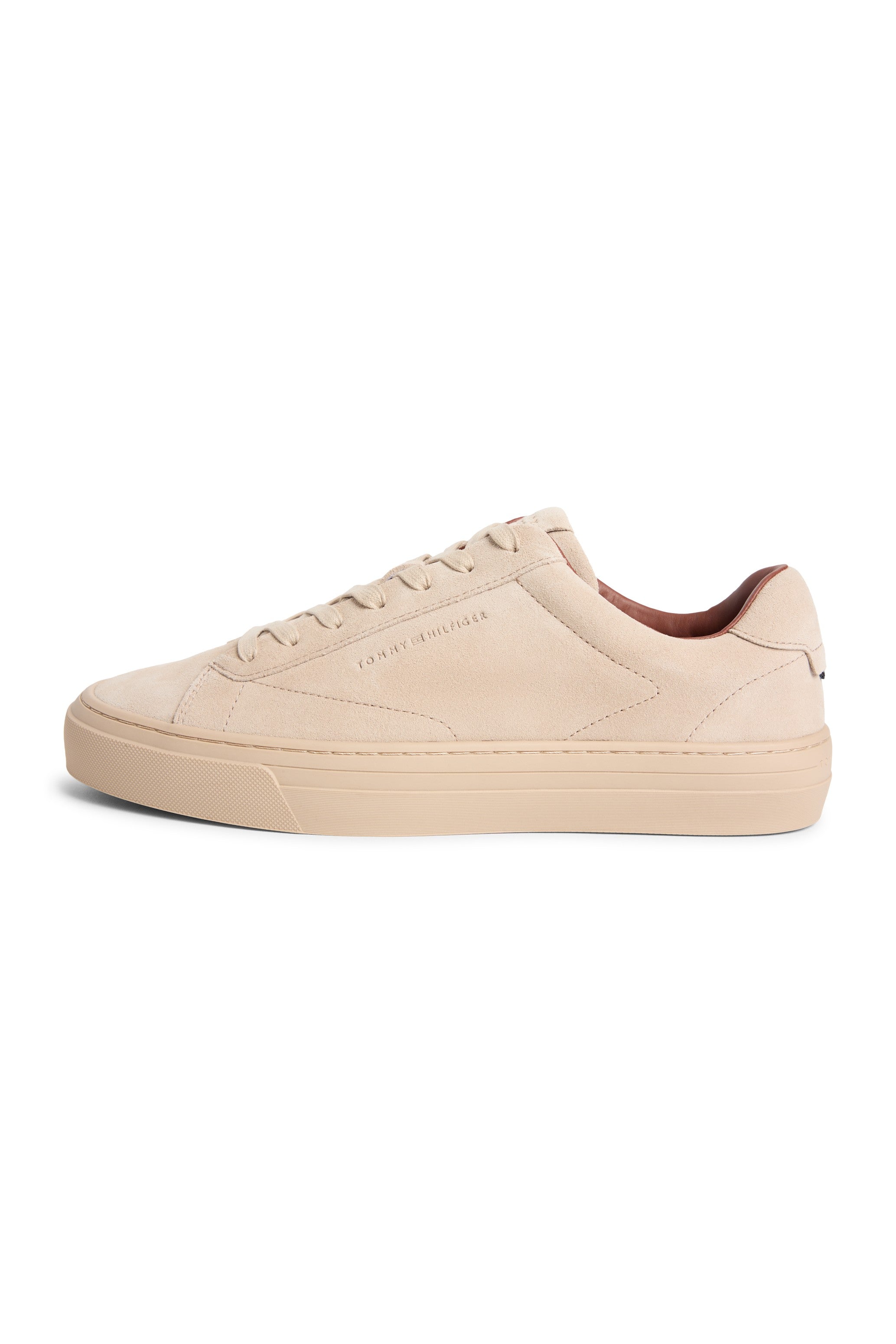 Tommy Hilfiger Debossed Suede Trainers 05829