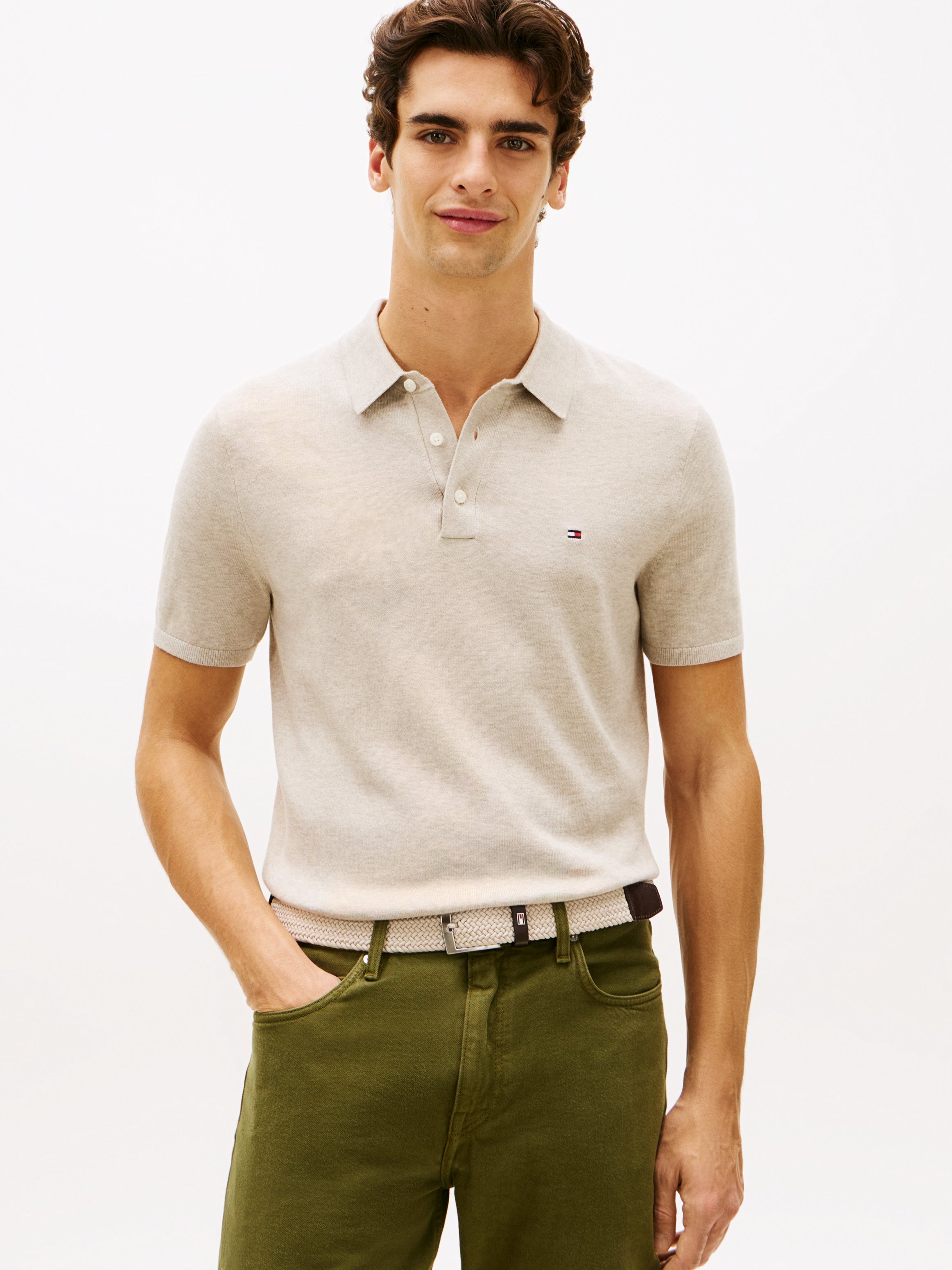 Tommy Hilfiger Regular Fit Knit Polo Shirt 37396
