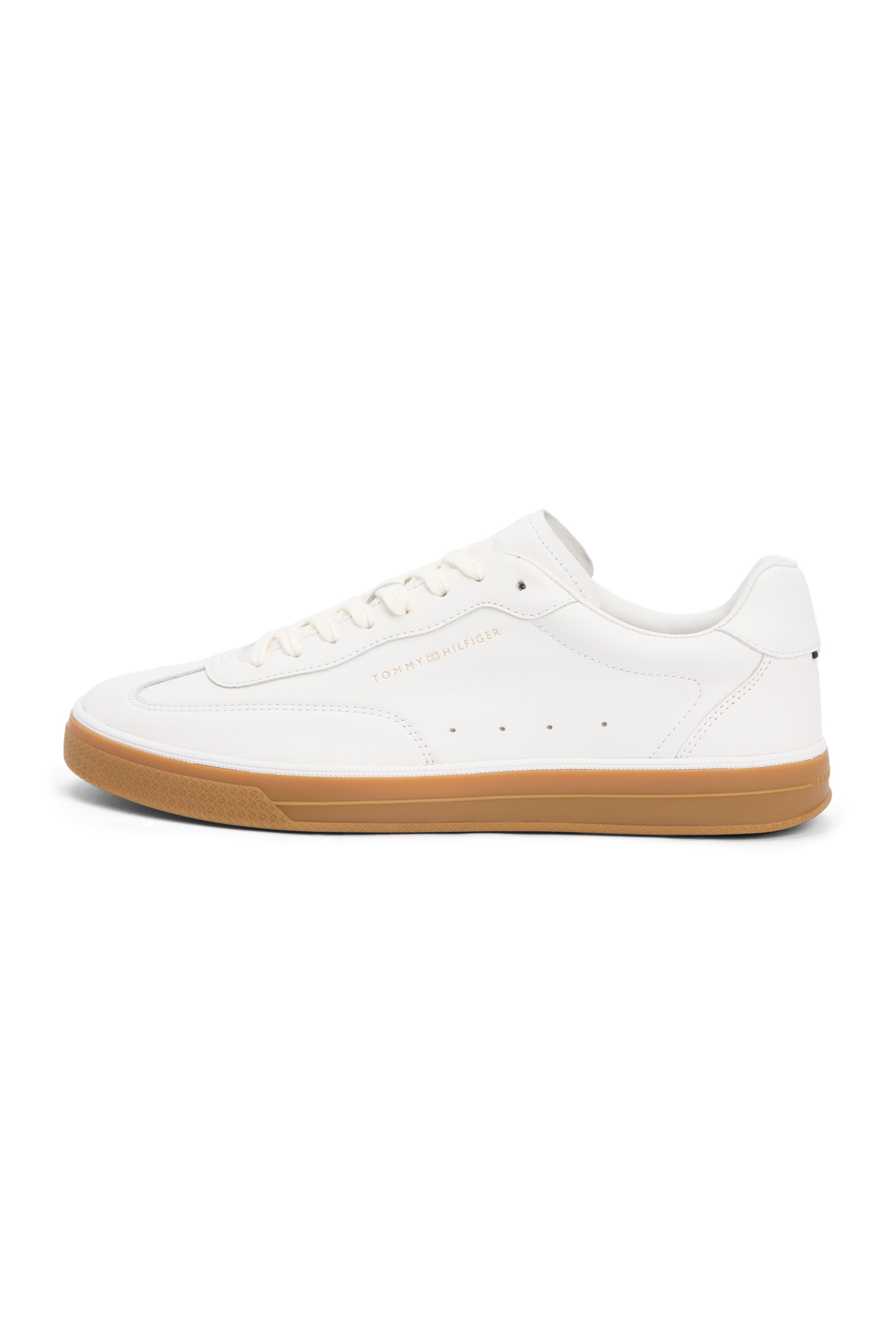 Tommy Hilfiger Luxe Logo Leather Trainers 05815