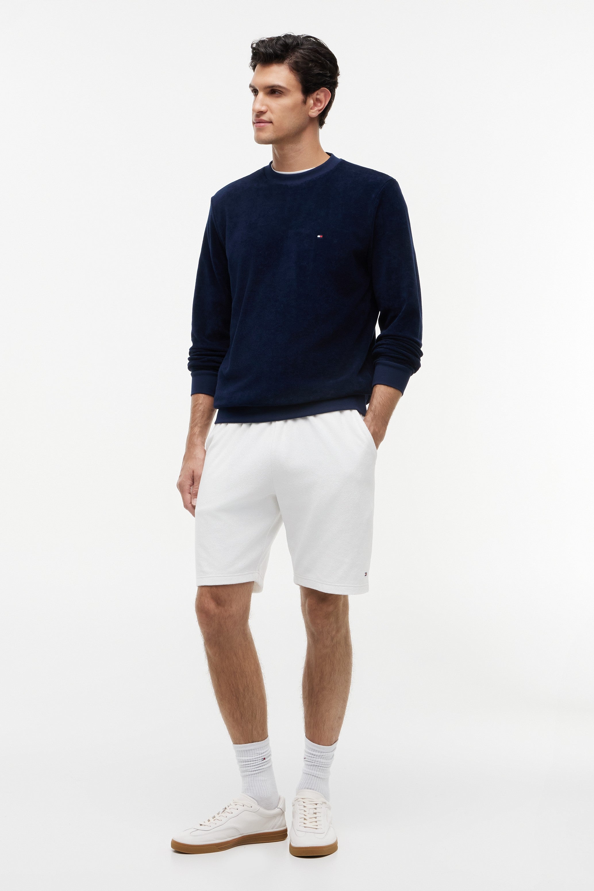 Tommy Hilfiger Luxe Logo Leather Trainers 05815