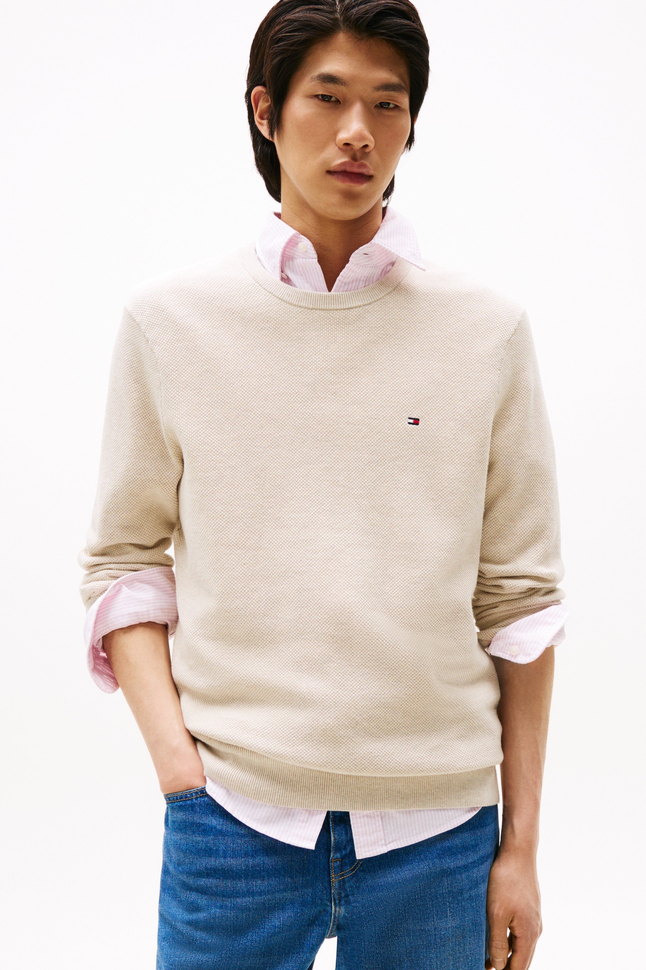 Tommy Hilfiger Essential Structure Crew Knit 36347