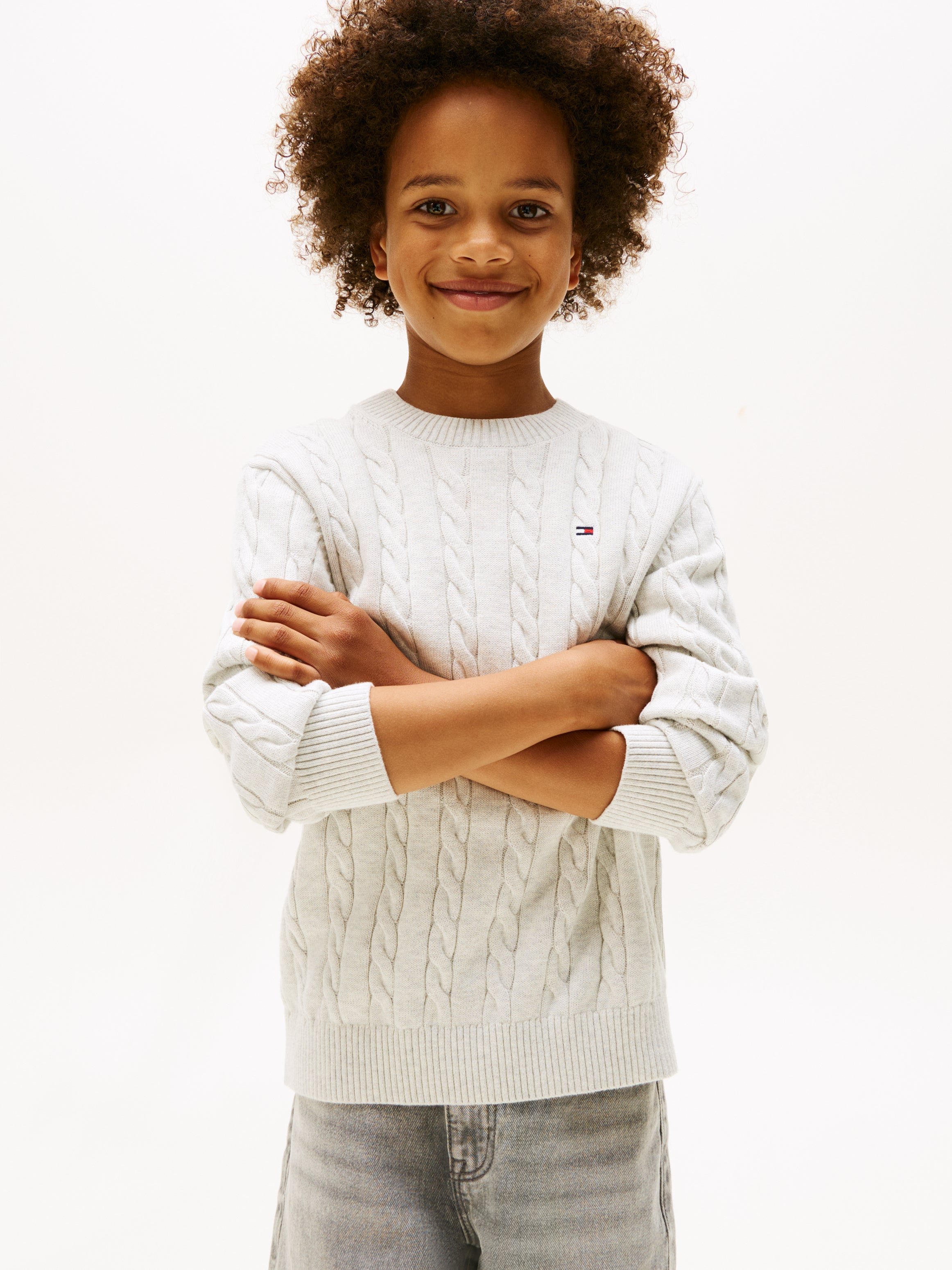 Tommy Hilfiger Kids Cable Knit Jumper