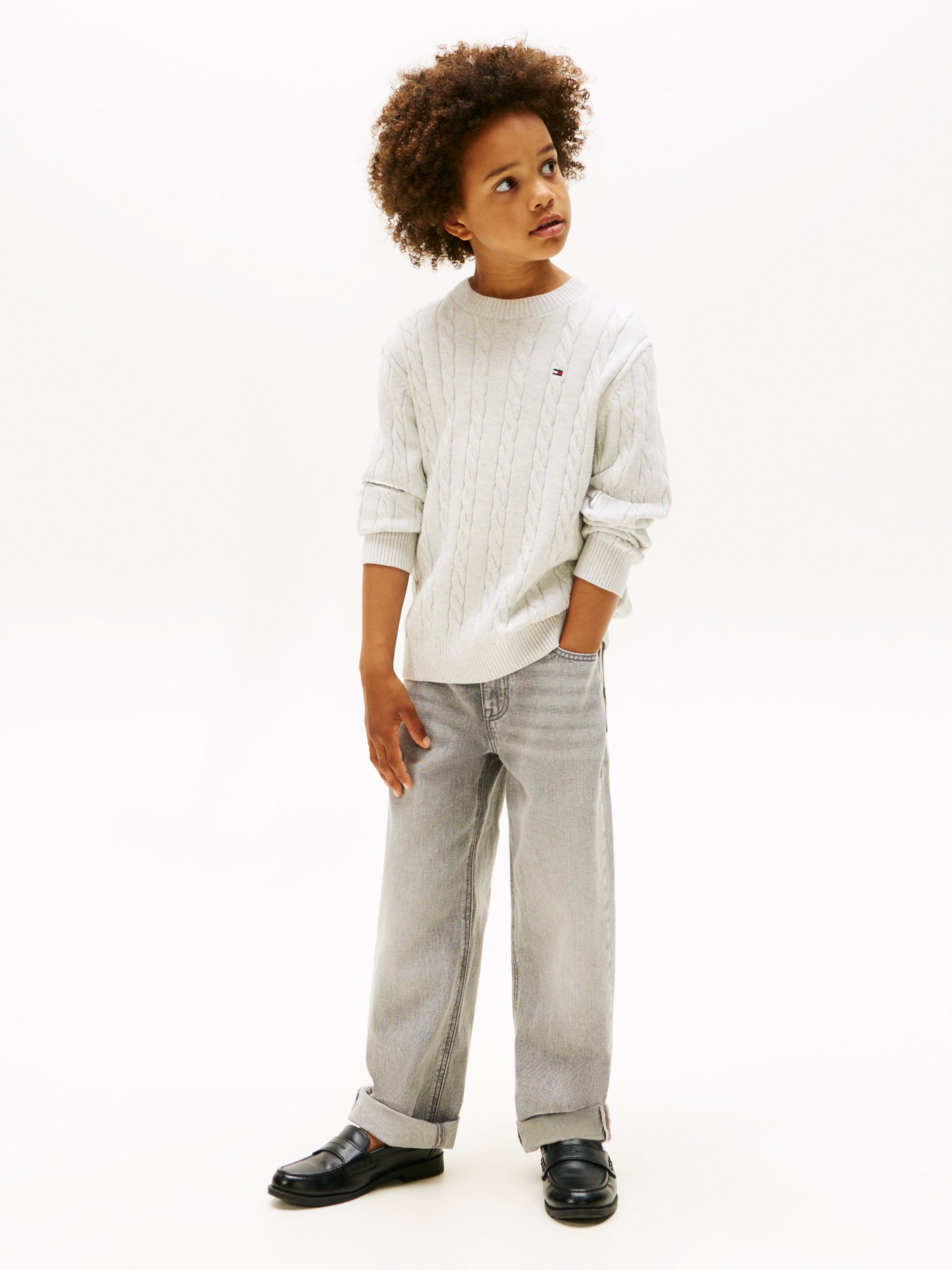 Tommy Hilfiger Kids Cable Knit Jumper
