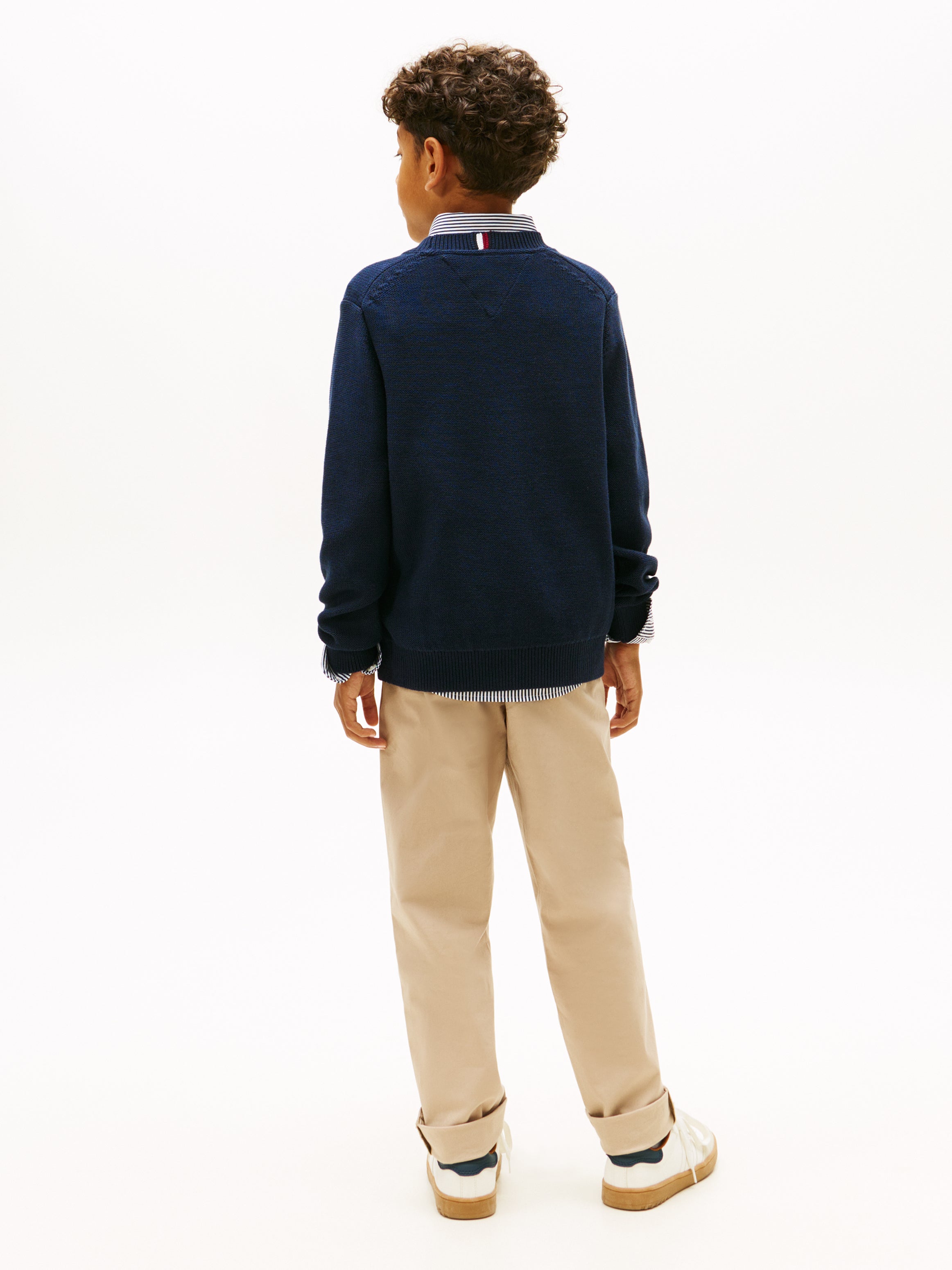 Tommy Hilfiger Kids Graphic Crew Knit