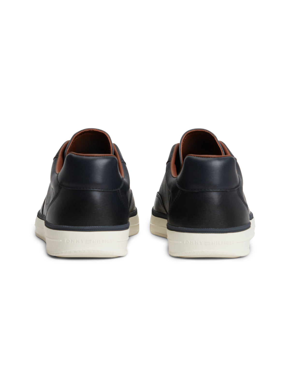 Tommy Hilfiger Saffiano Leather Trainers 06103