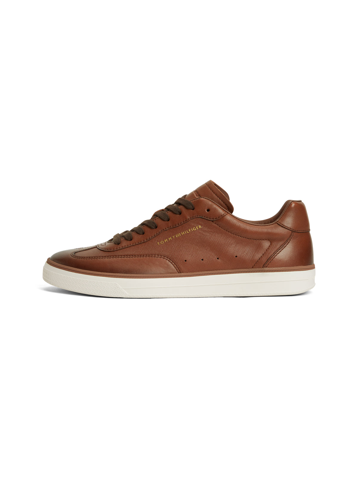 Tommy Hilfiger Saffiano Leather Trainers 06103