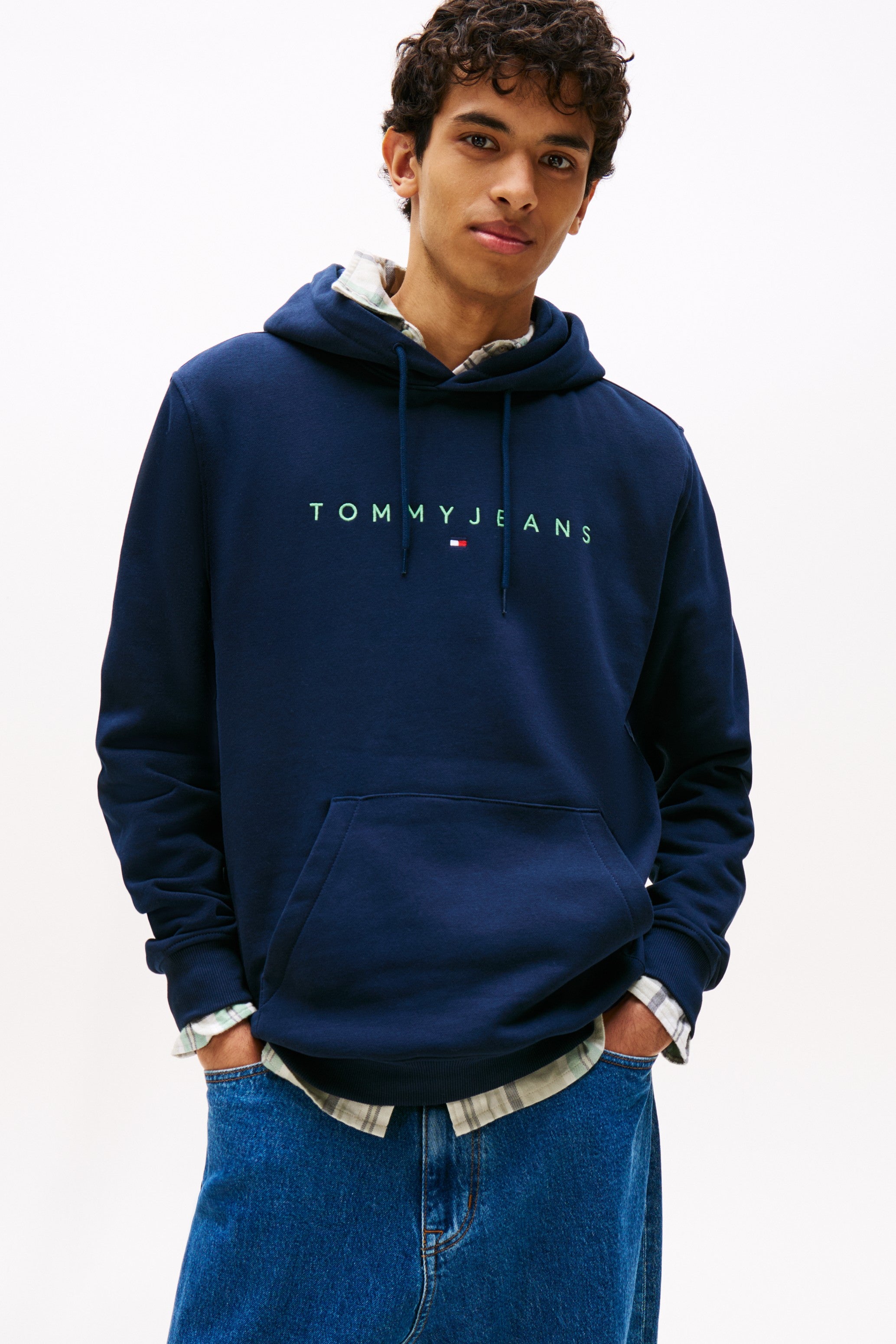 Tommy Jeans Linear Logo Pocket Hoody 20746