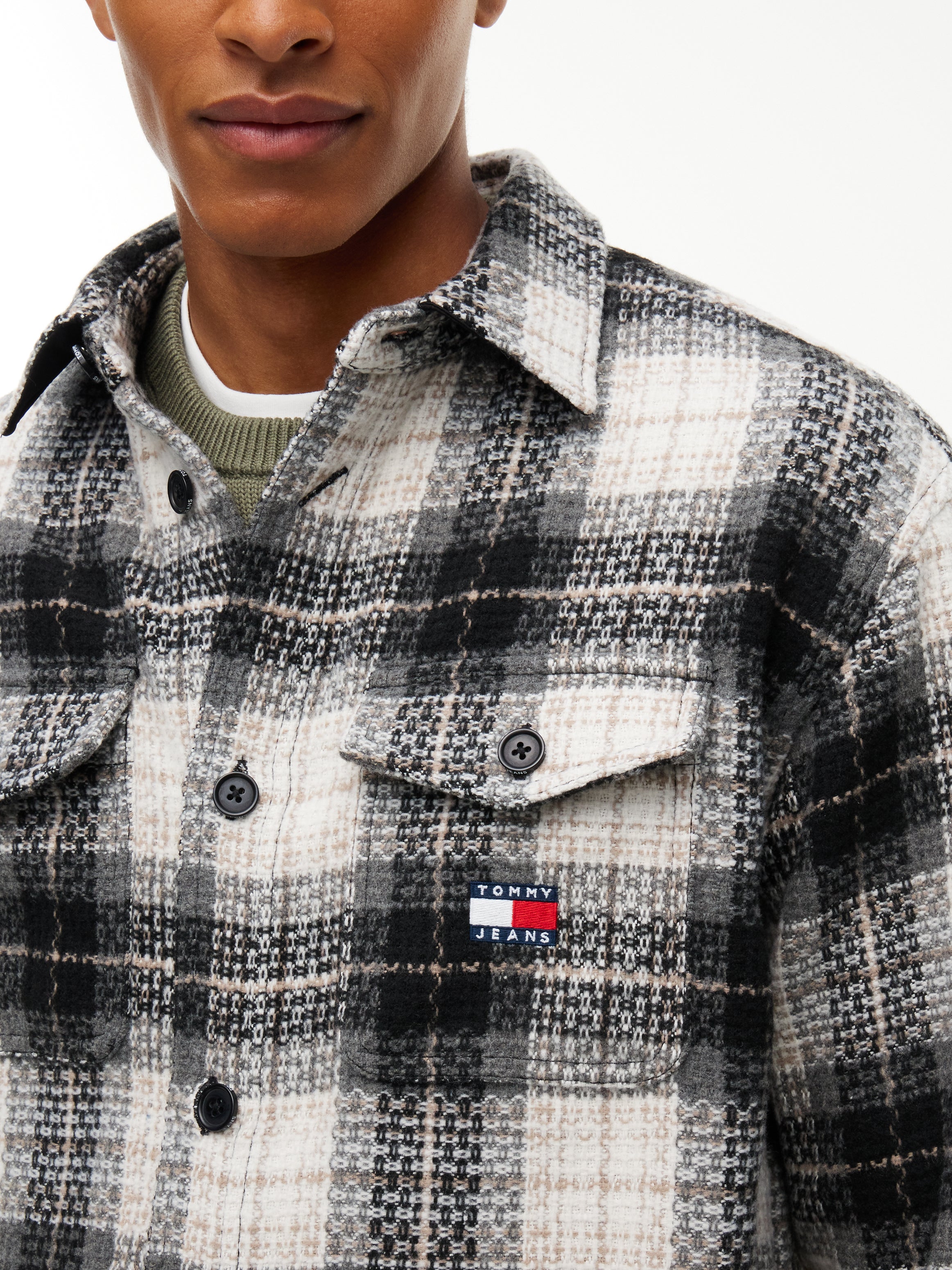 Tommy Jeans Tartan Check Overshirt 23616