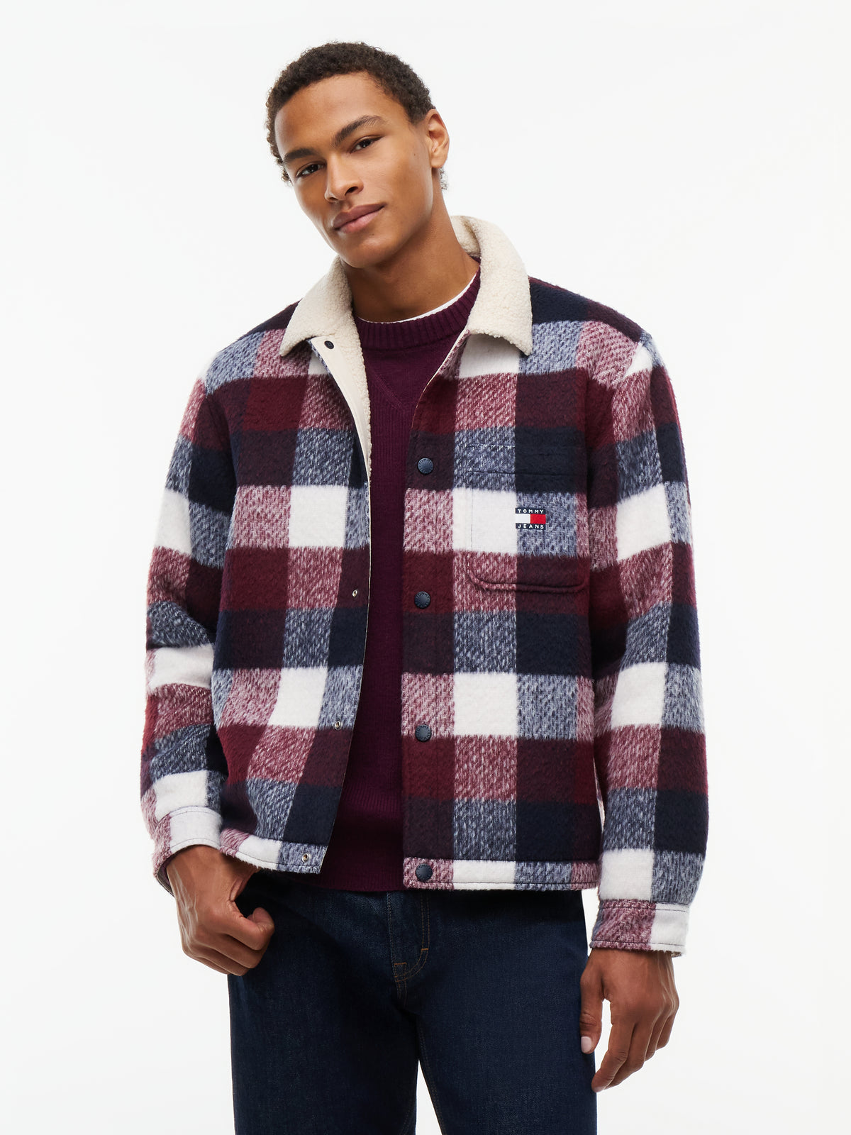 Tommy Jeans Brushed Flannel Shacket 23523