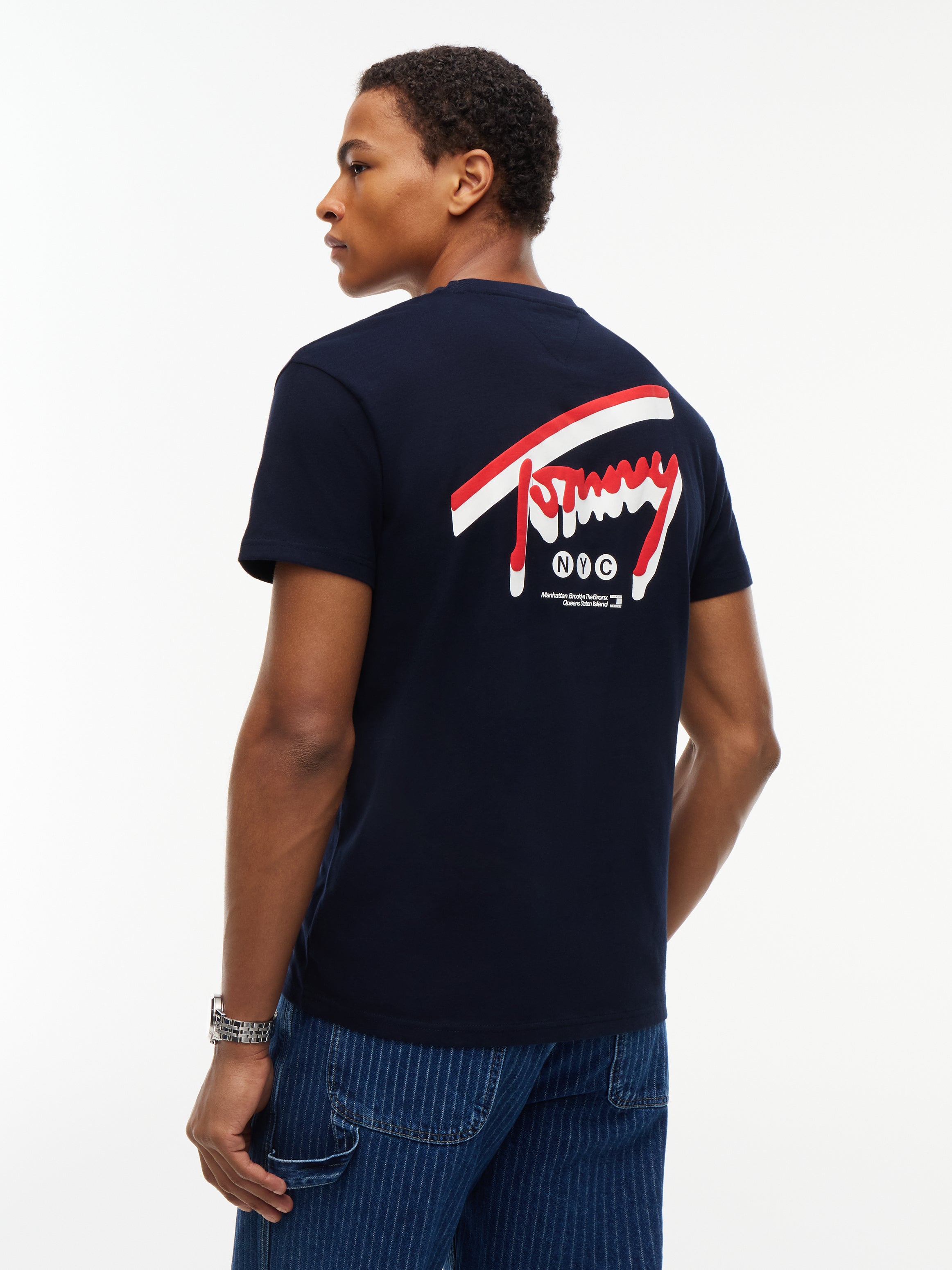 Tommy Jeans Signature Back Print T-Shirt 23542