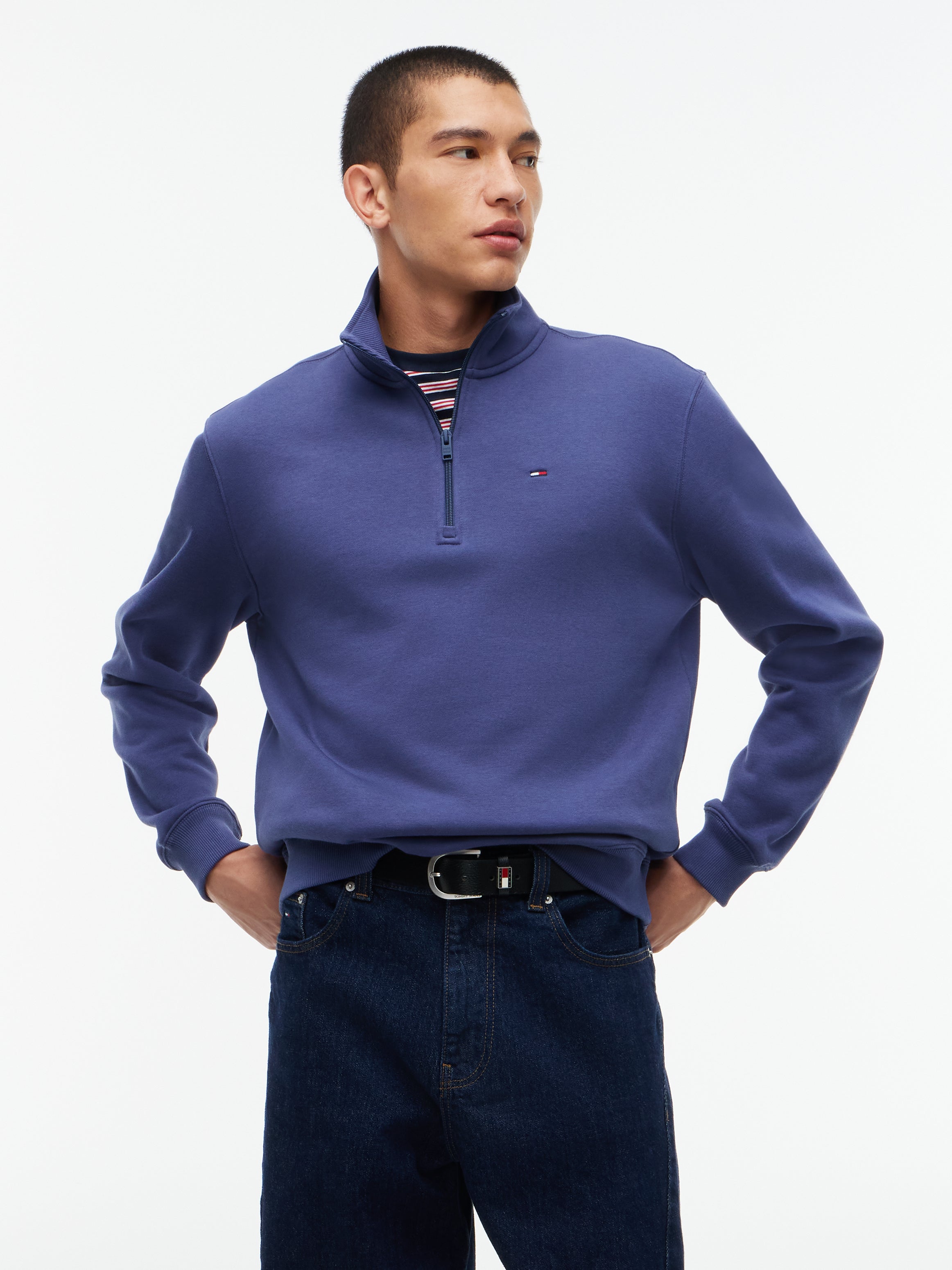 Tommy Jeans Regular Fleece 1/4 Zip Sweatshirt 20339