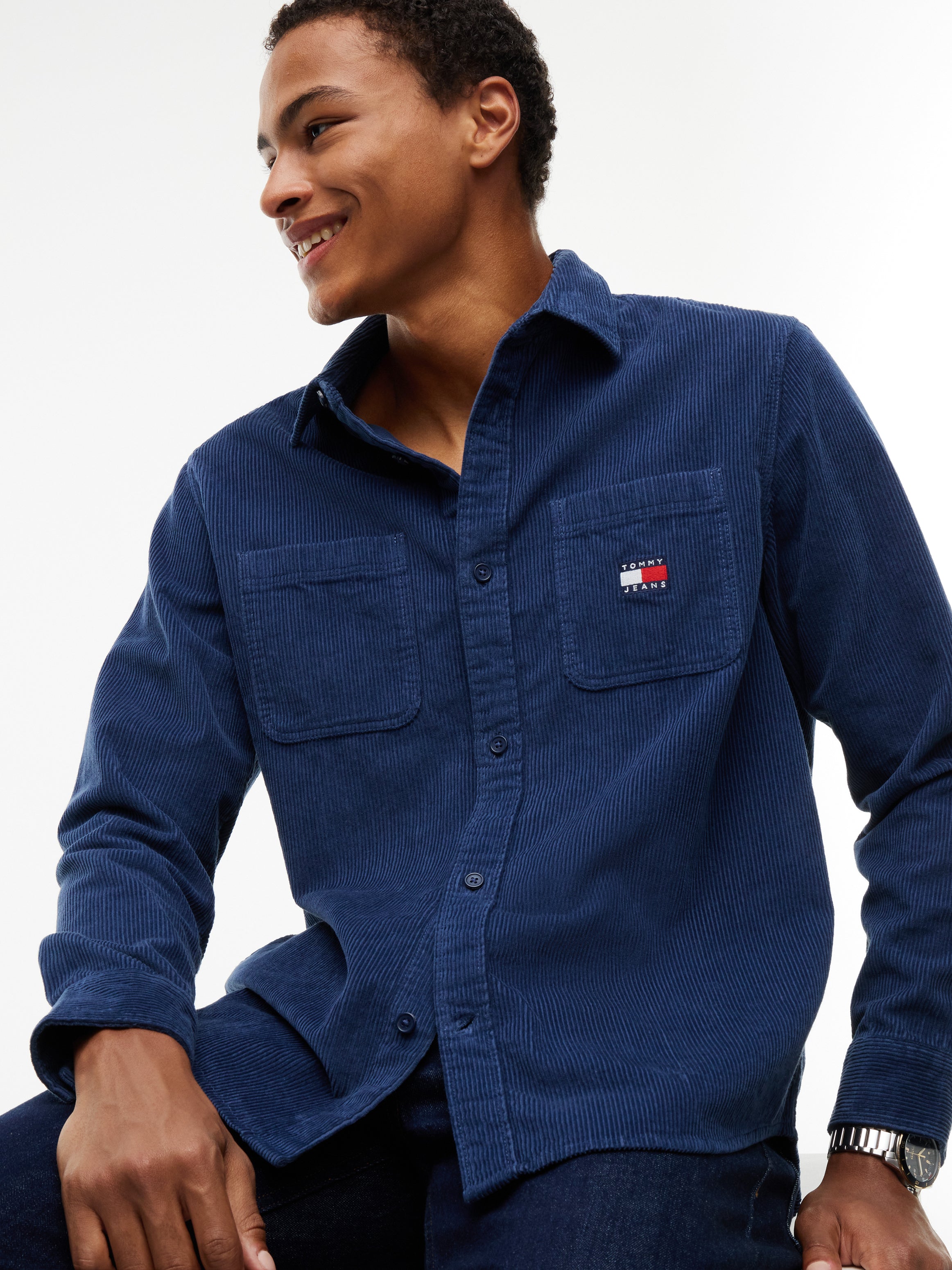 Tommy Jeans Patch Pocket Corduroy Shirt 23705