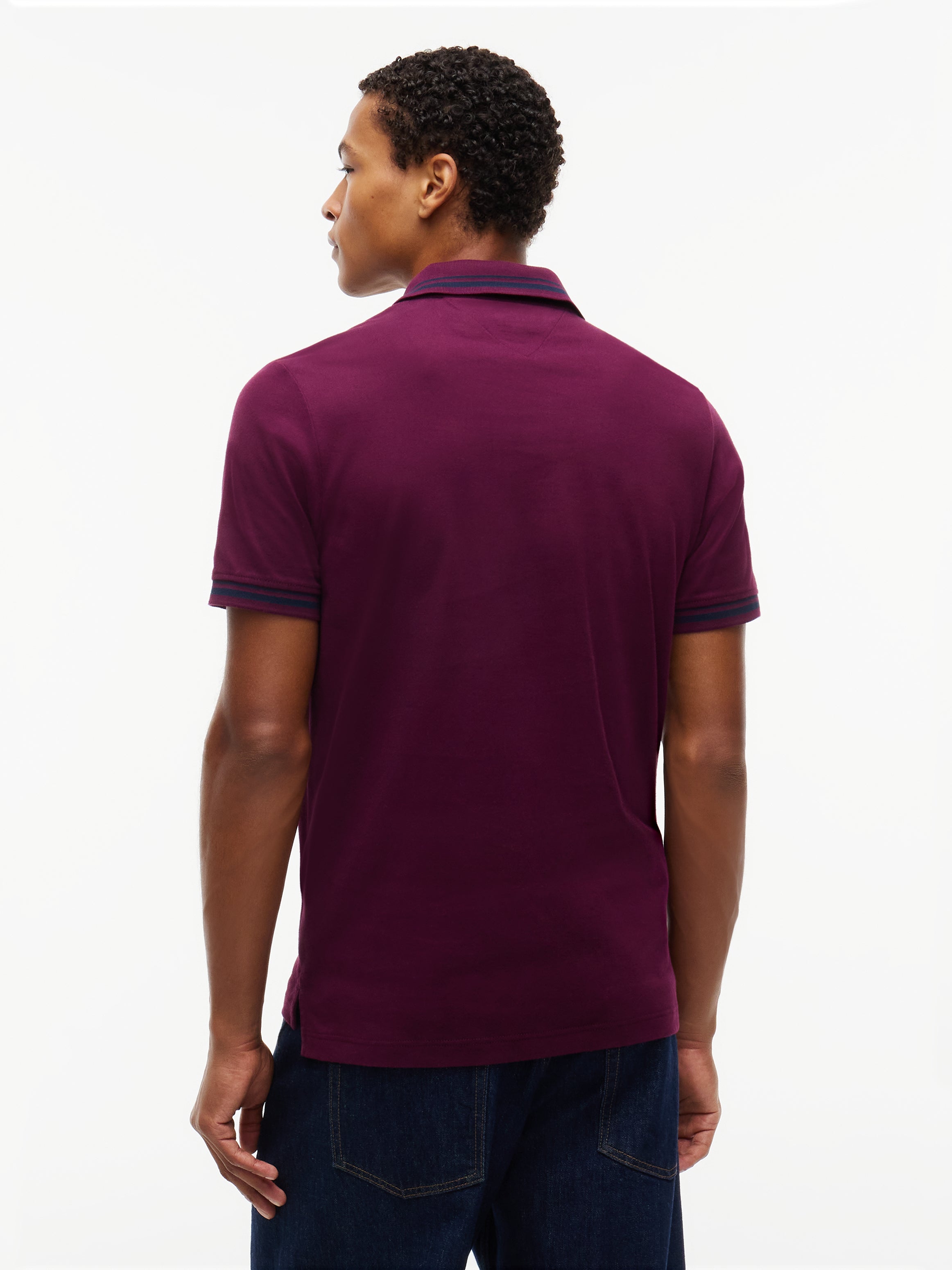 Tommy Jeans Flag Tipped Polo Shirt 22700