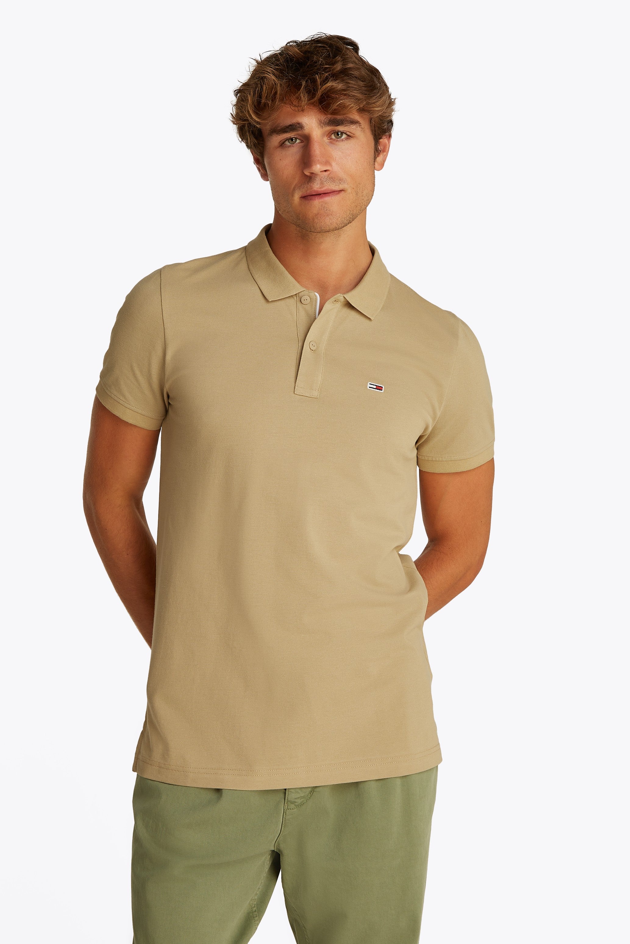 Tommy Jeans Slim Placket Polo
