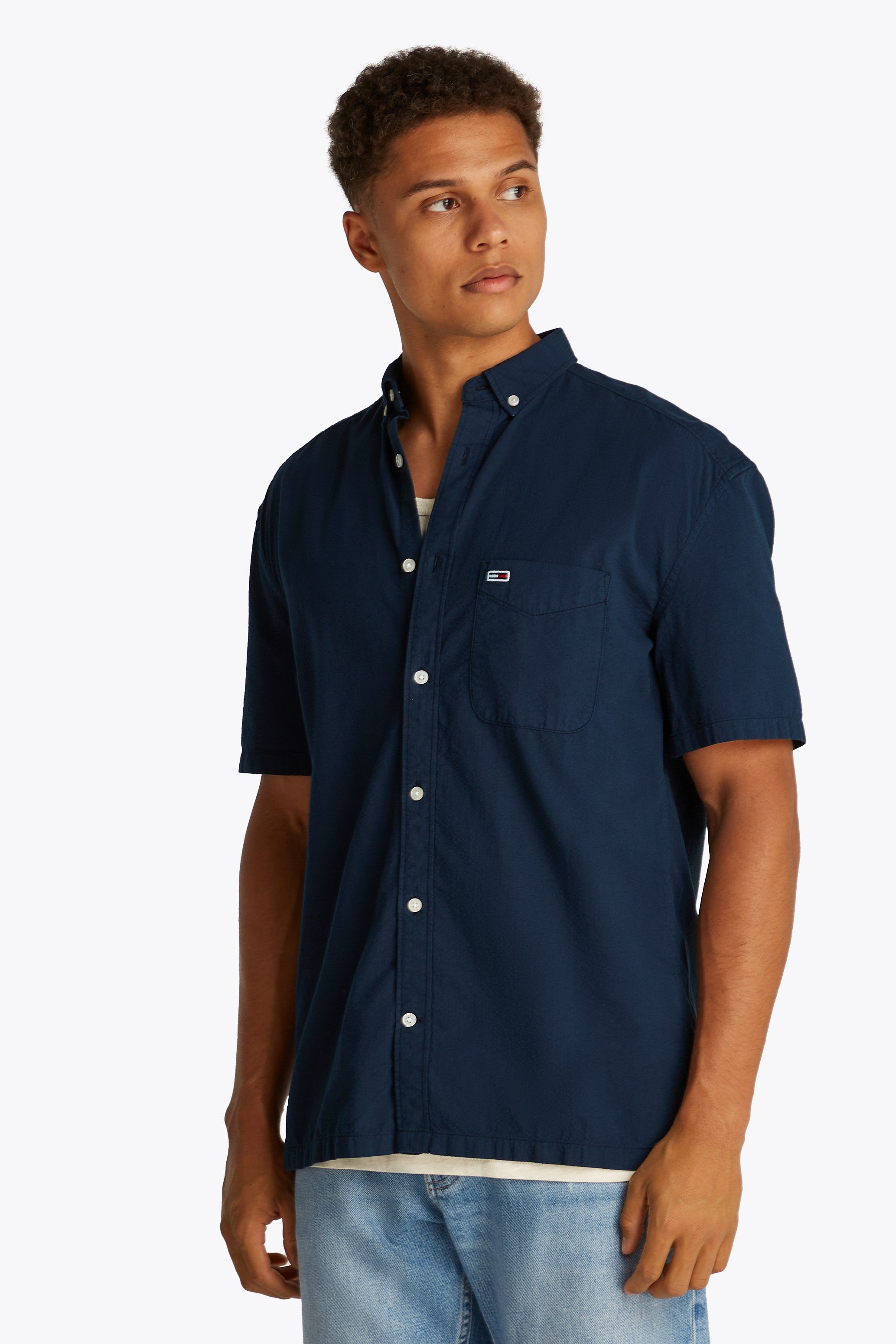 Tommy Jeans Seersucker Short Sleeve Shirt