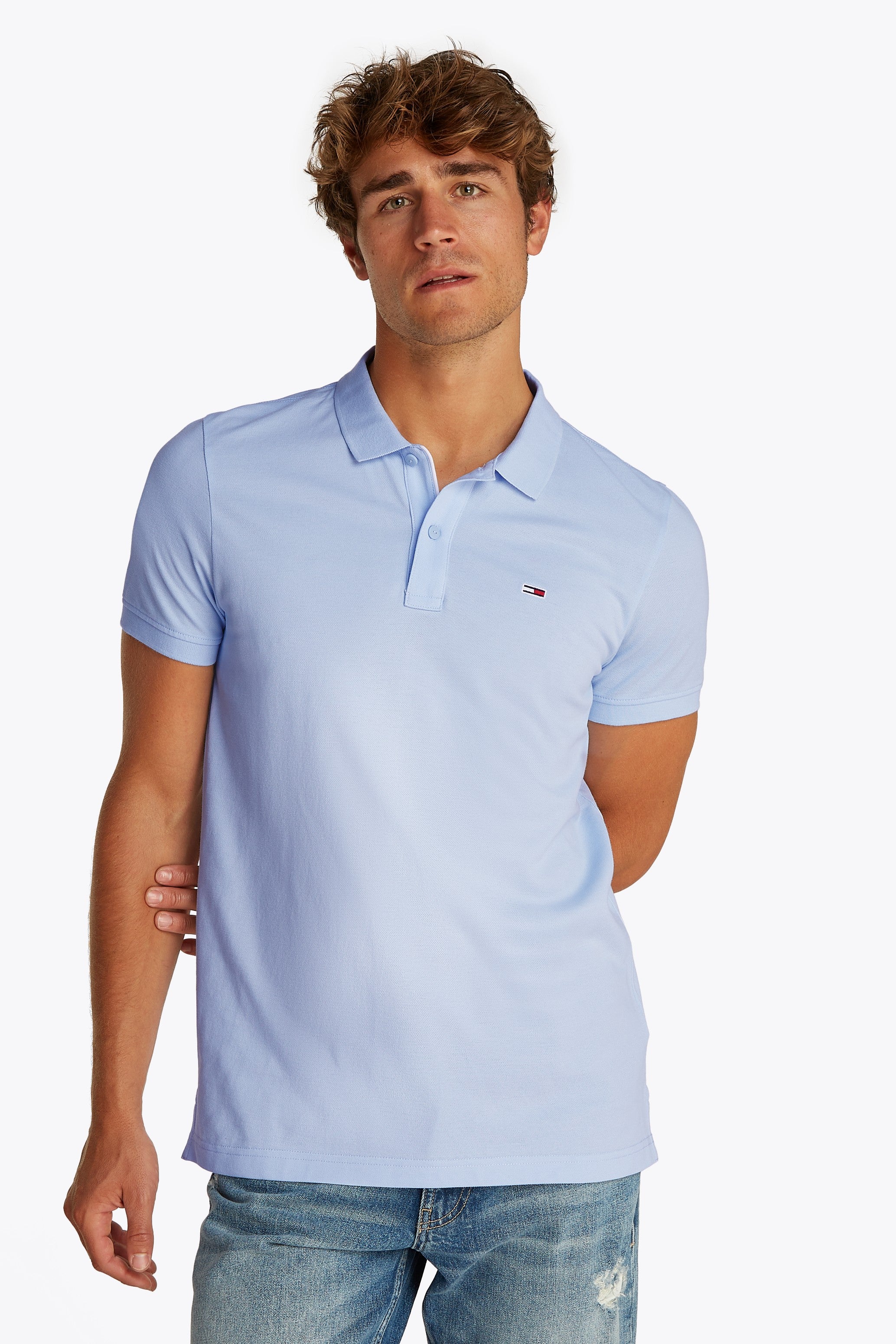 Tommy Jeans Slim Placket Polo
