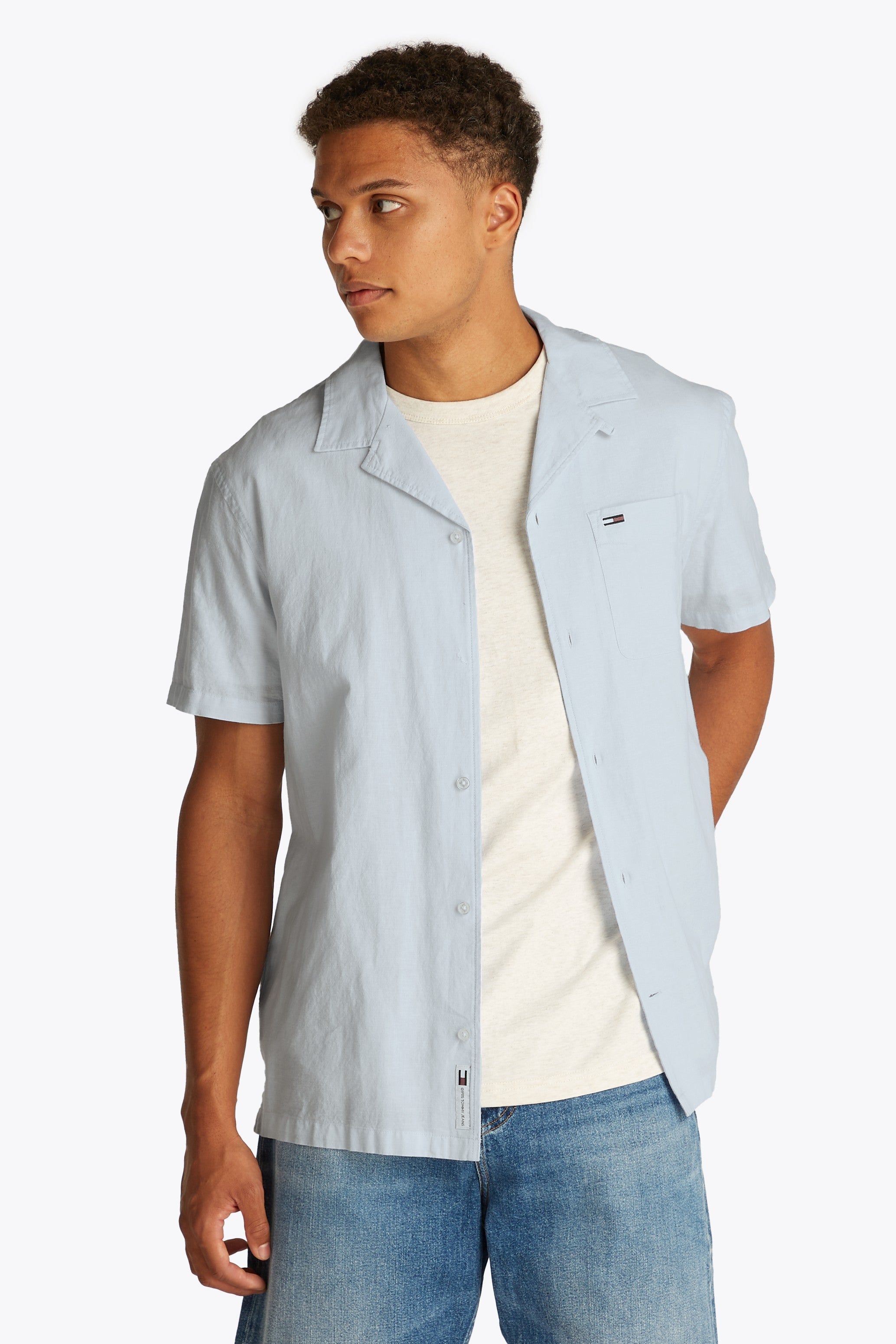 Tommy Jeans Camping Short Sleeve Linen Shirt
