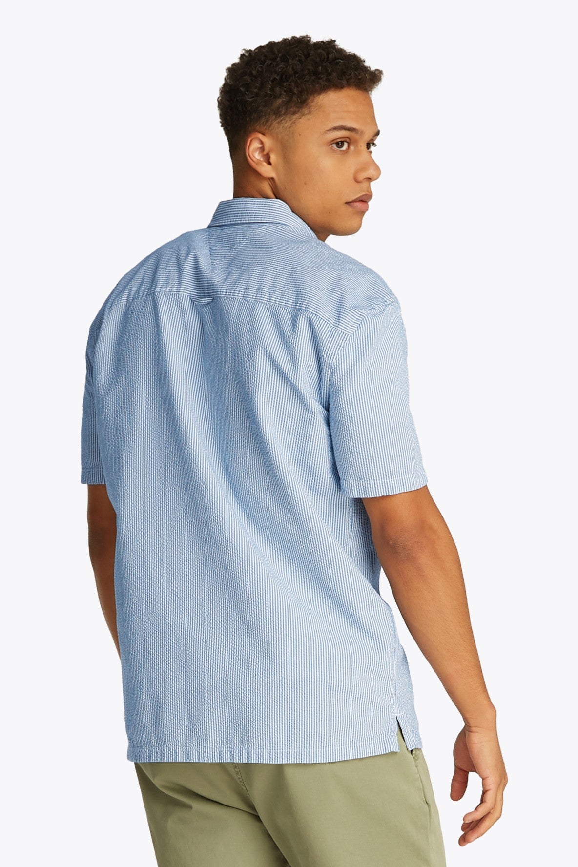 Tommy Jeans Seersucker Short Sleeve Shirt