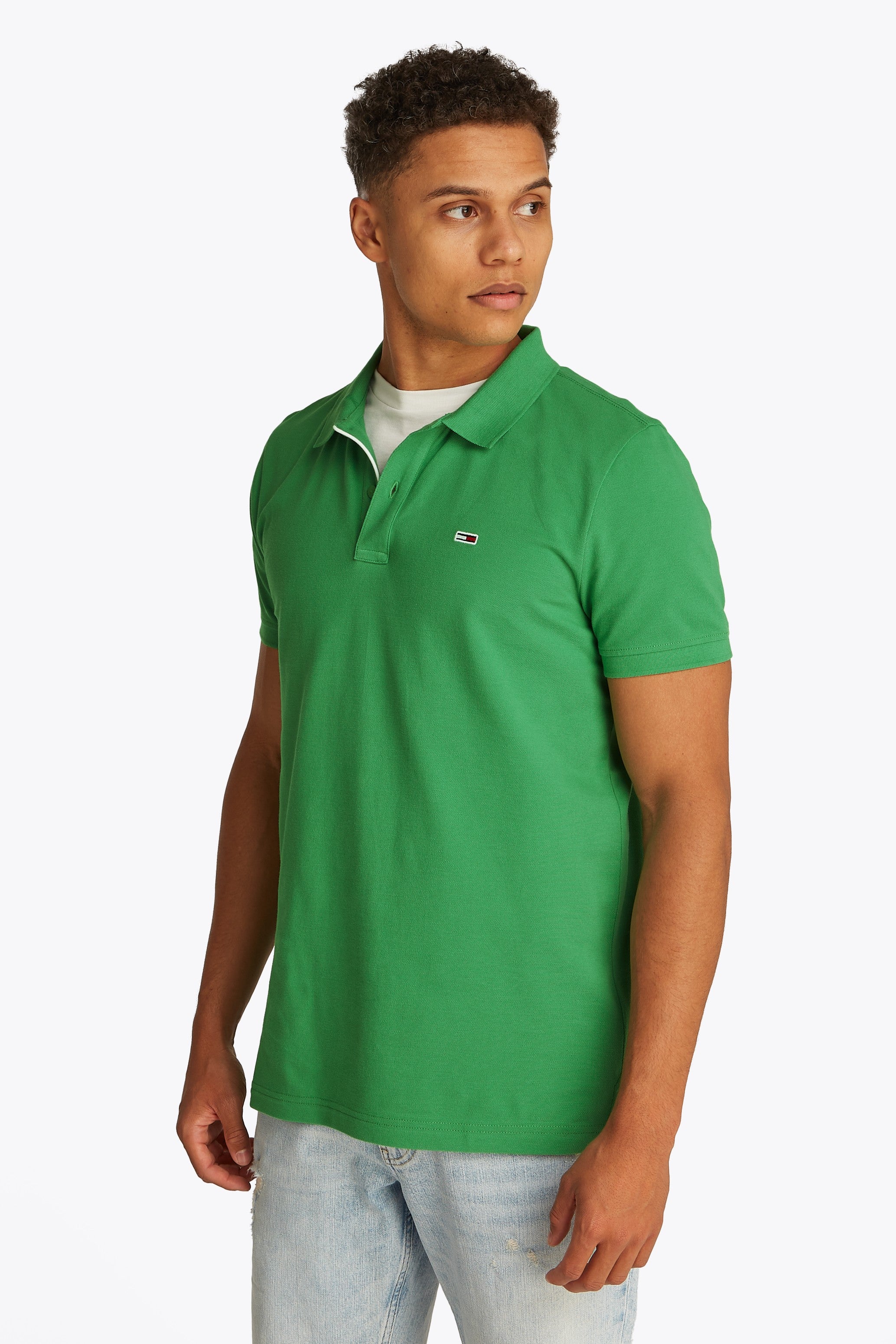 Tommy Jeans Slim Placket Polo