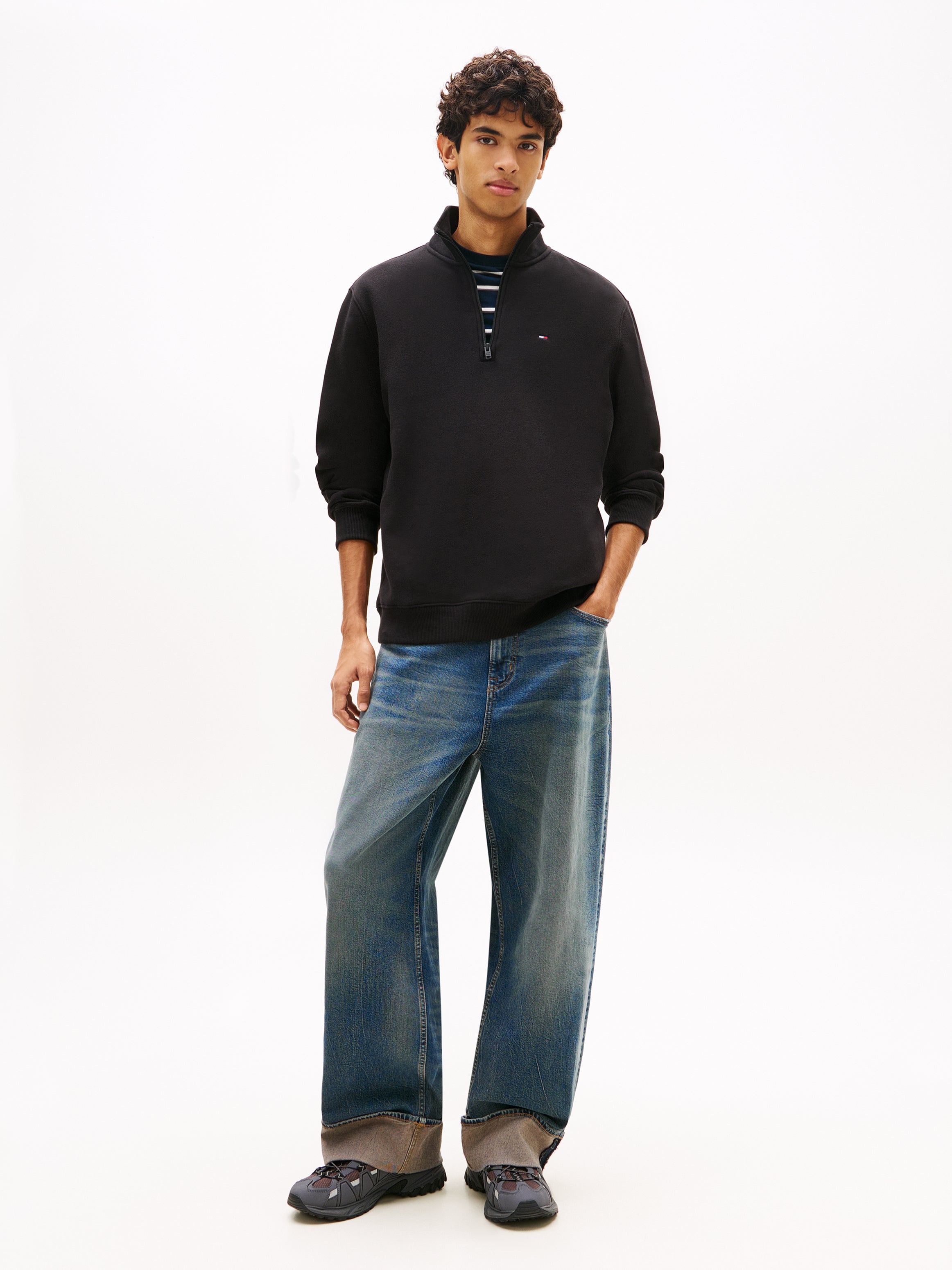 Tommy Jeans Regular Fleece 1/4 Zip Sweatshirt 20339